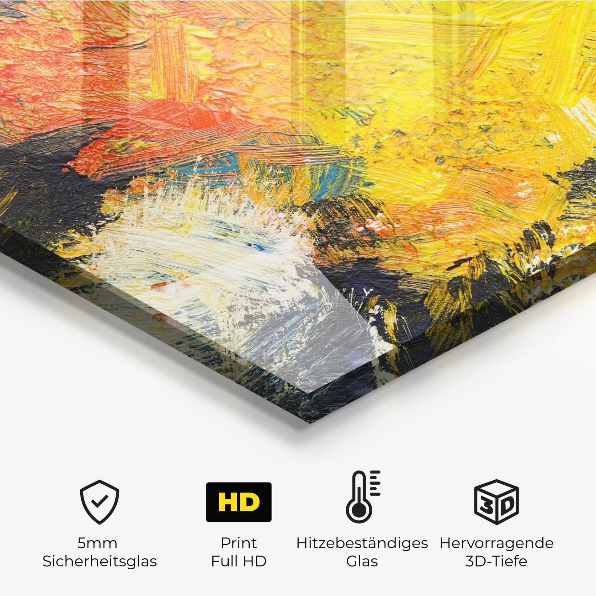 Artistic Yellow Painting mockup 2