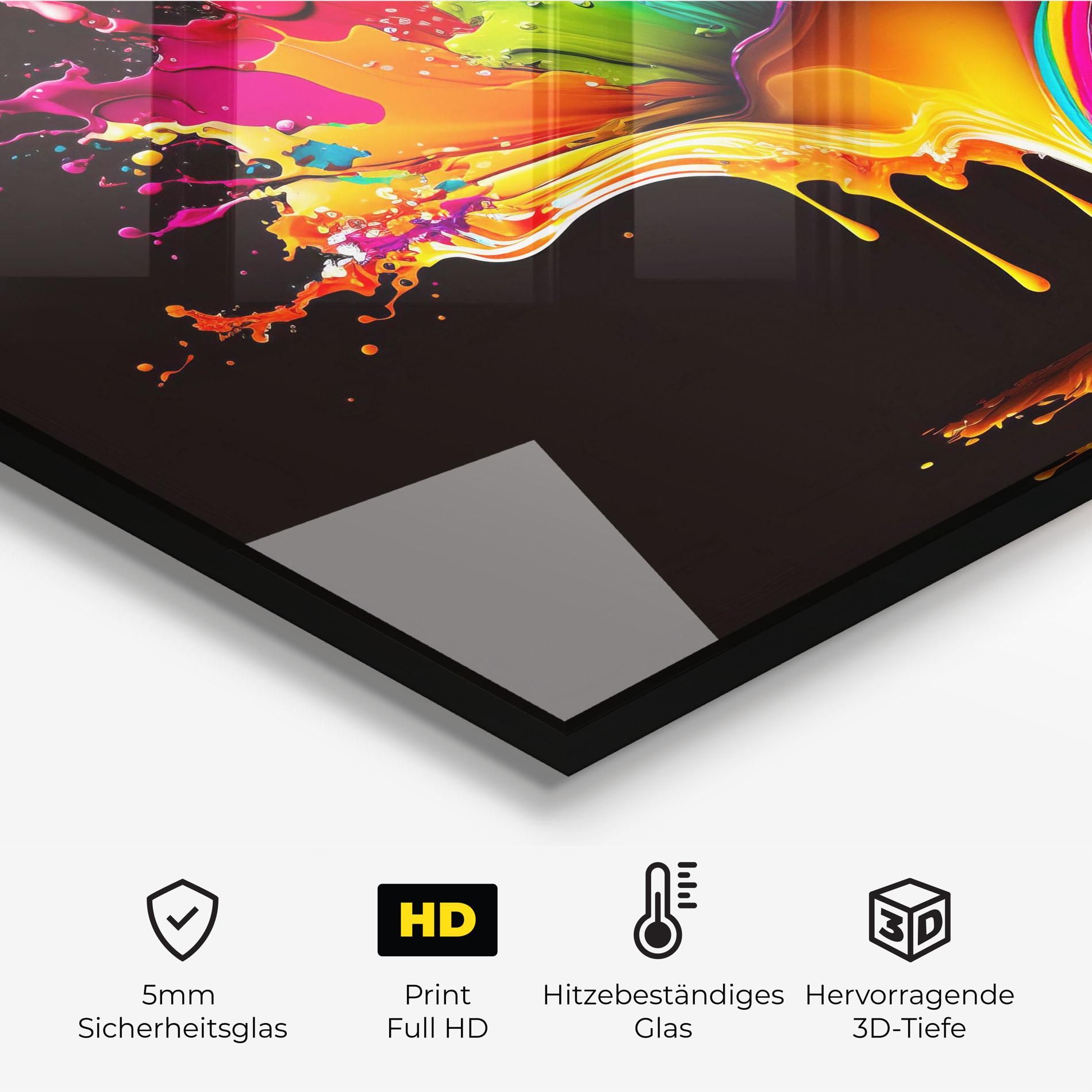 Colorful Rainbow Splash mockup 2