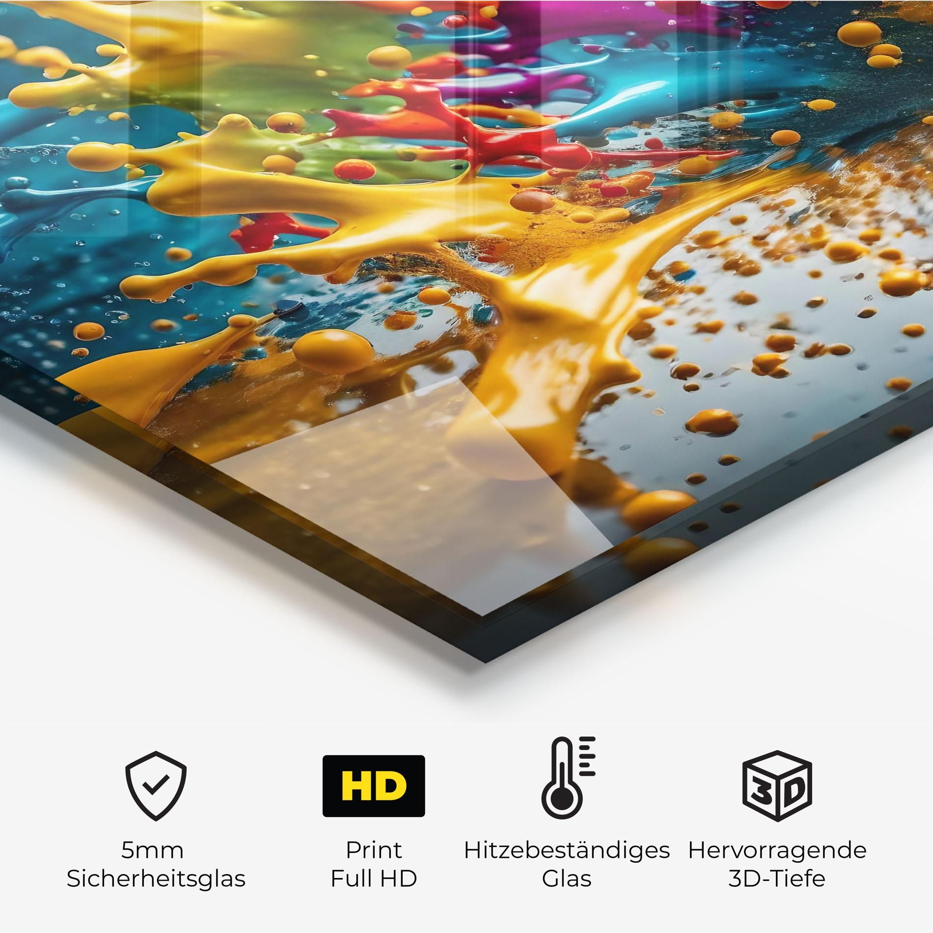 Colorful Water Splash mockup 2