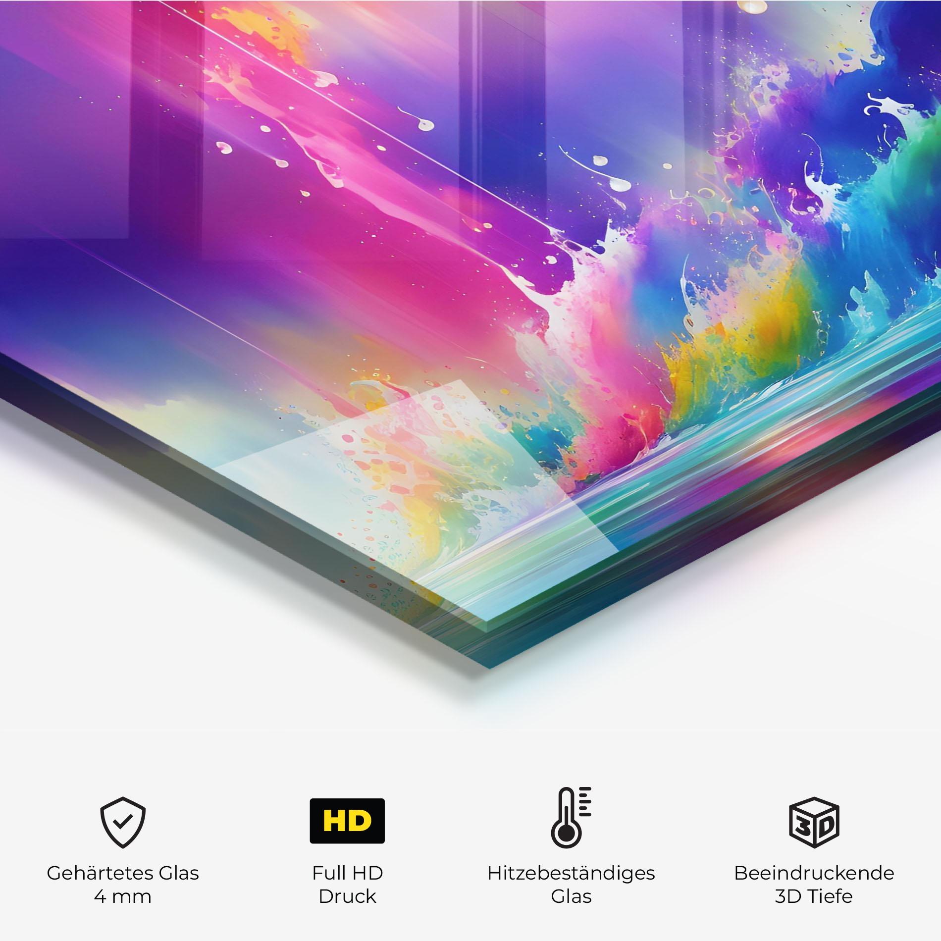 Küchenrückwand Glas Fairytale Landscape mockup 2