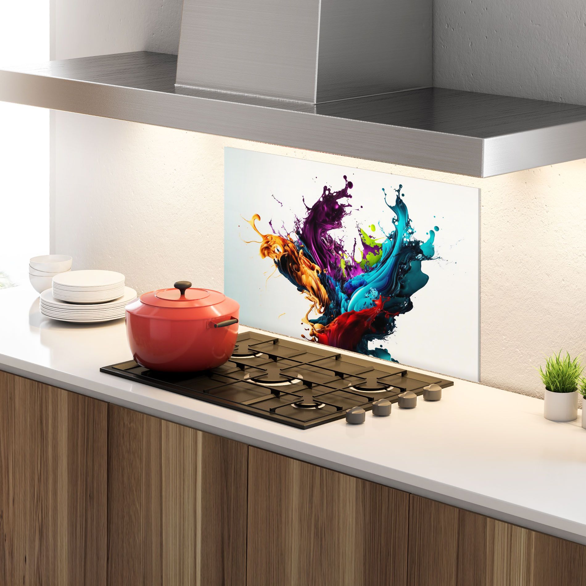 Dark Purple Splash mockup 4