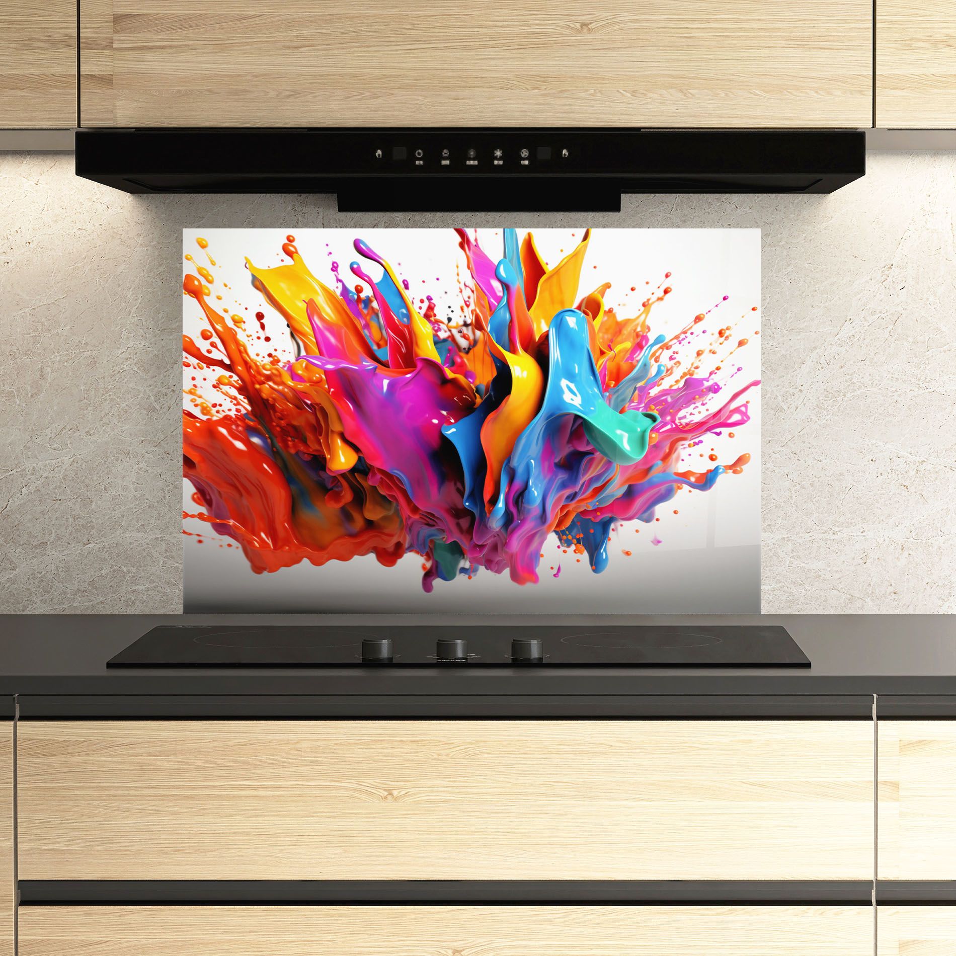 Blue Yellow Splash mockup 3