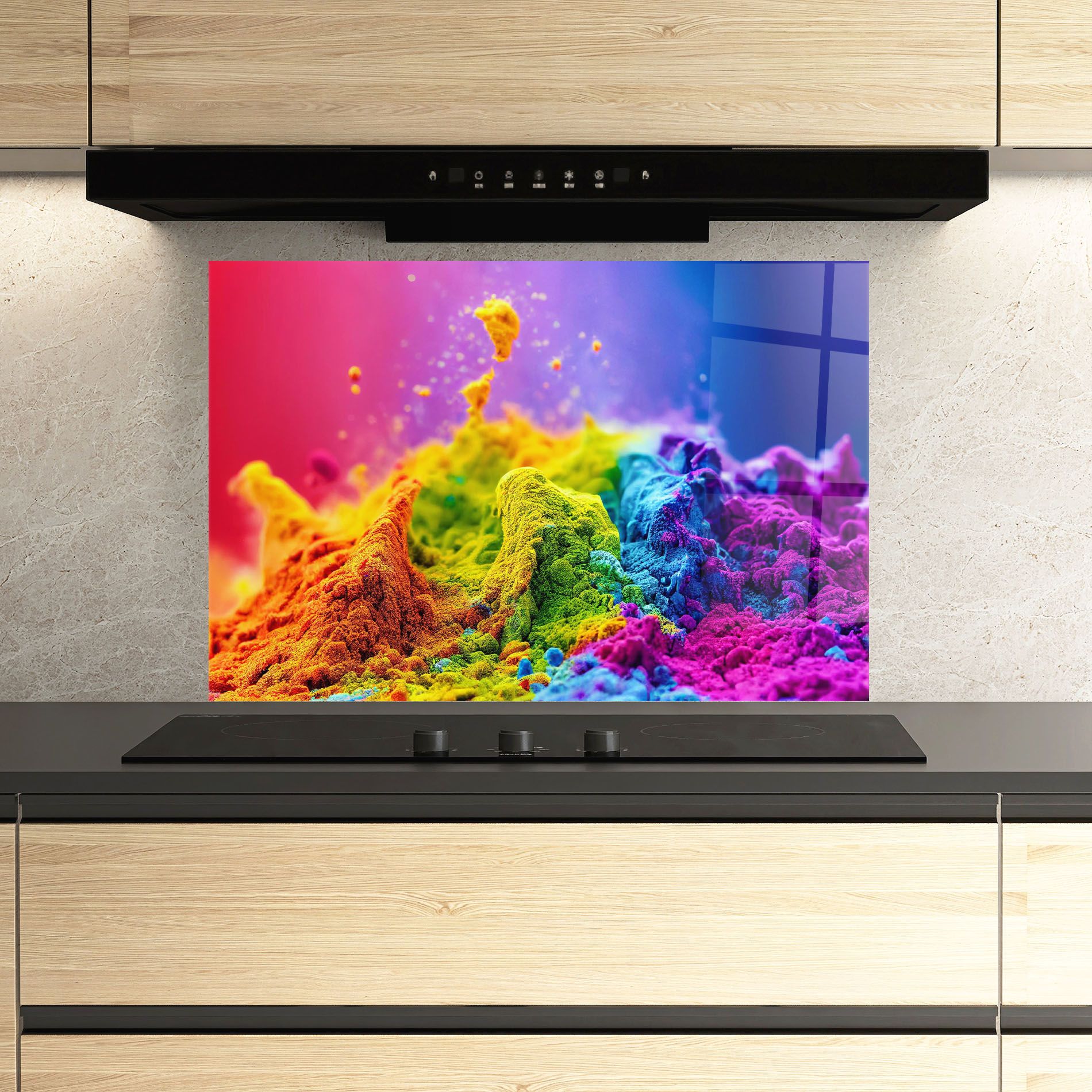 Color Powder Explosion mockup 3