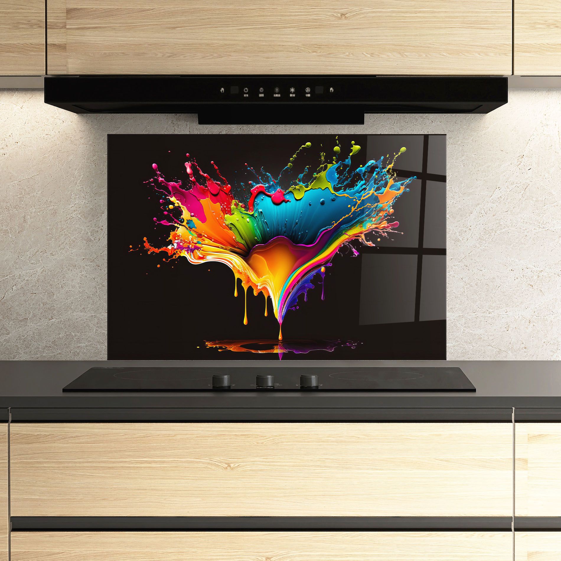 Colorful Rainbow Splash mockup 3