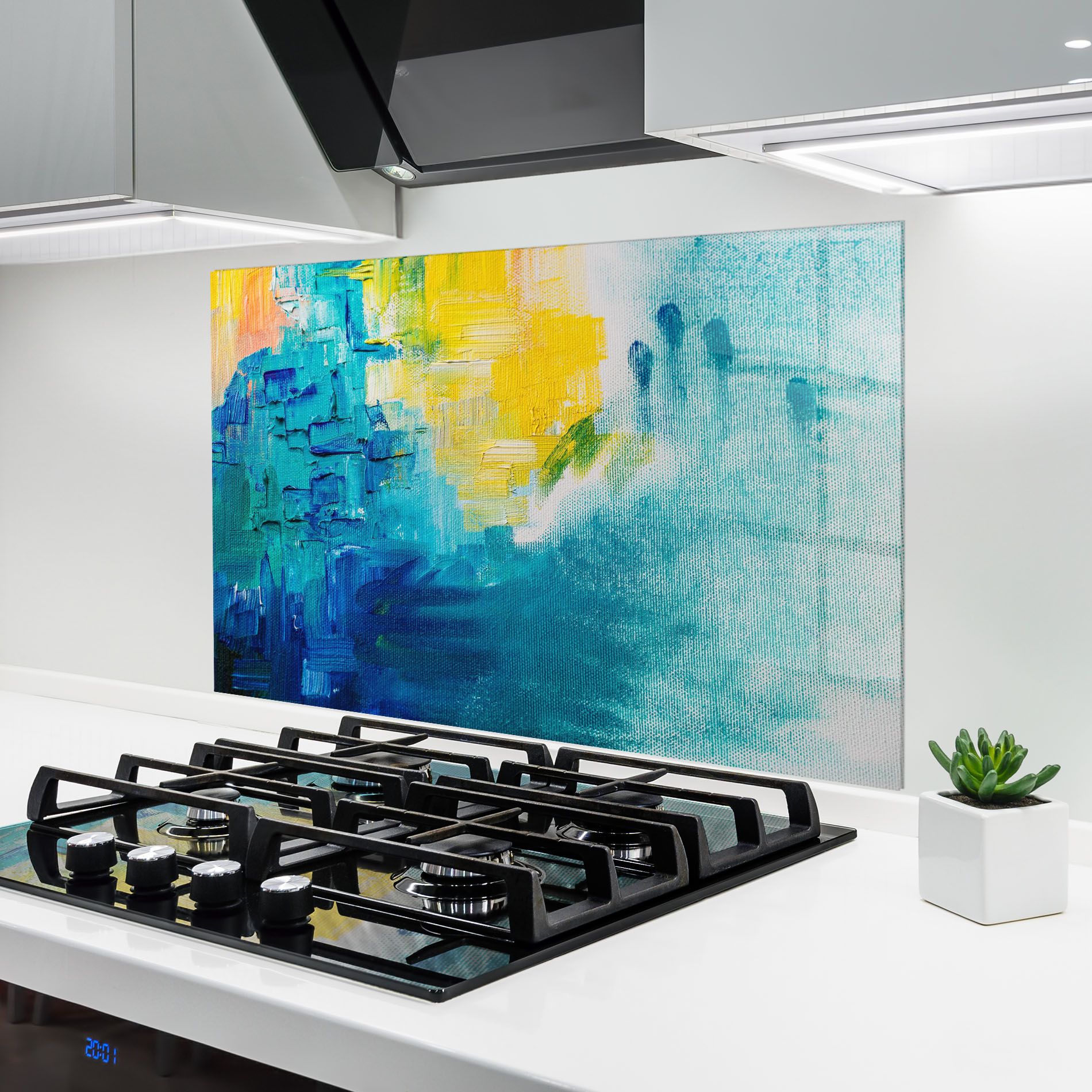 Blue Hand Shade mockup 6