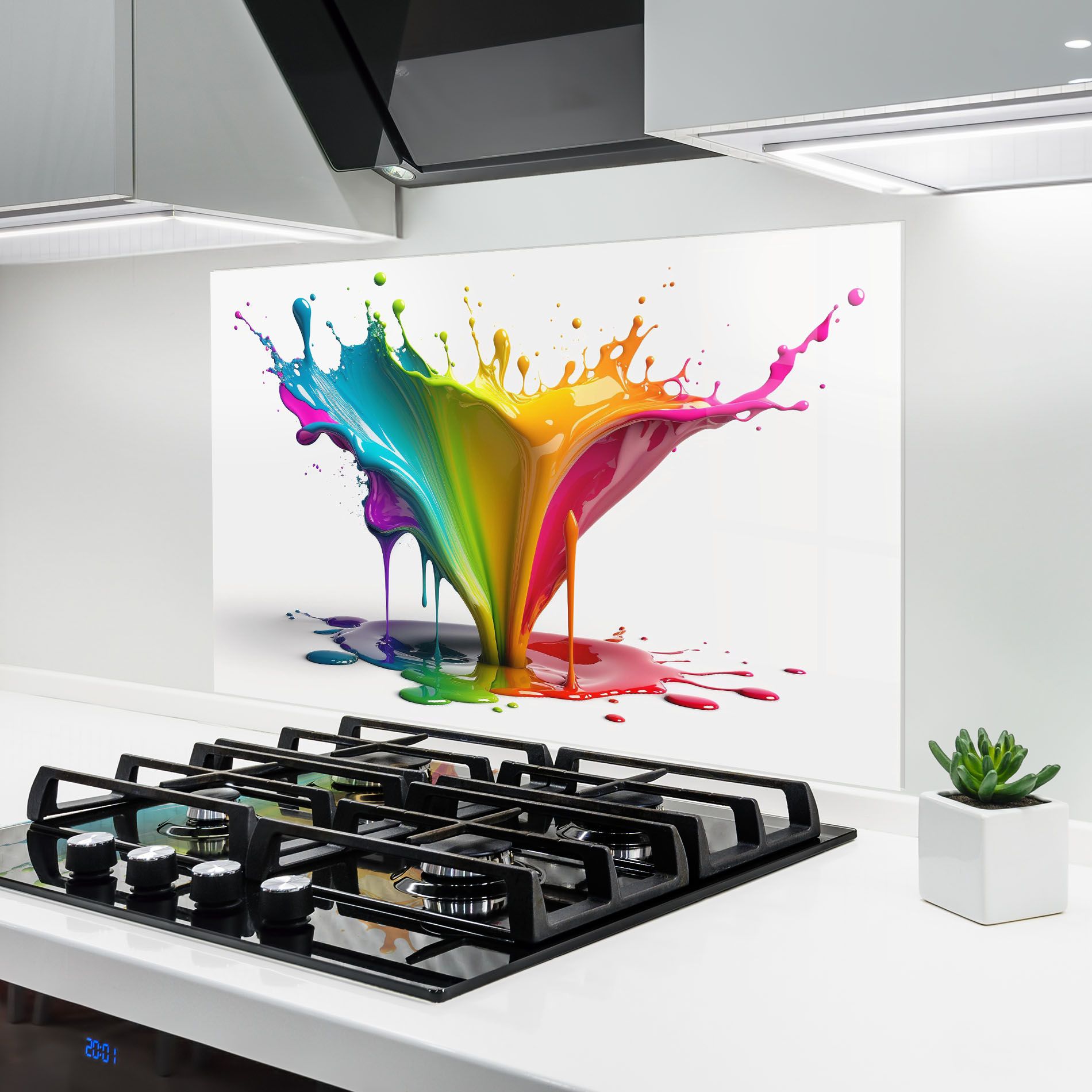 Exploding Yellow Liquid mockup 6