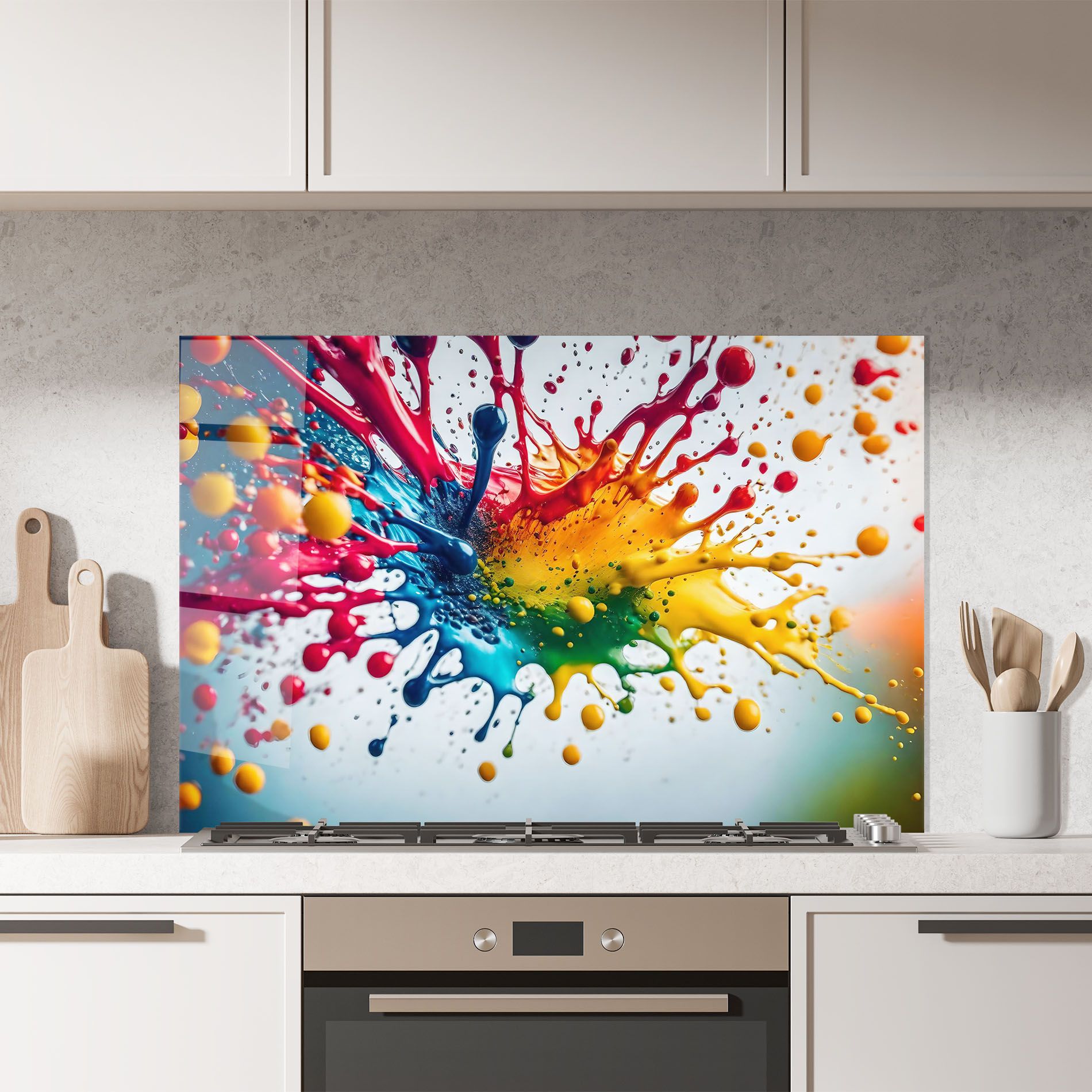 Colorful Splash Rainbow mockup 7