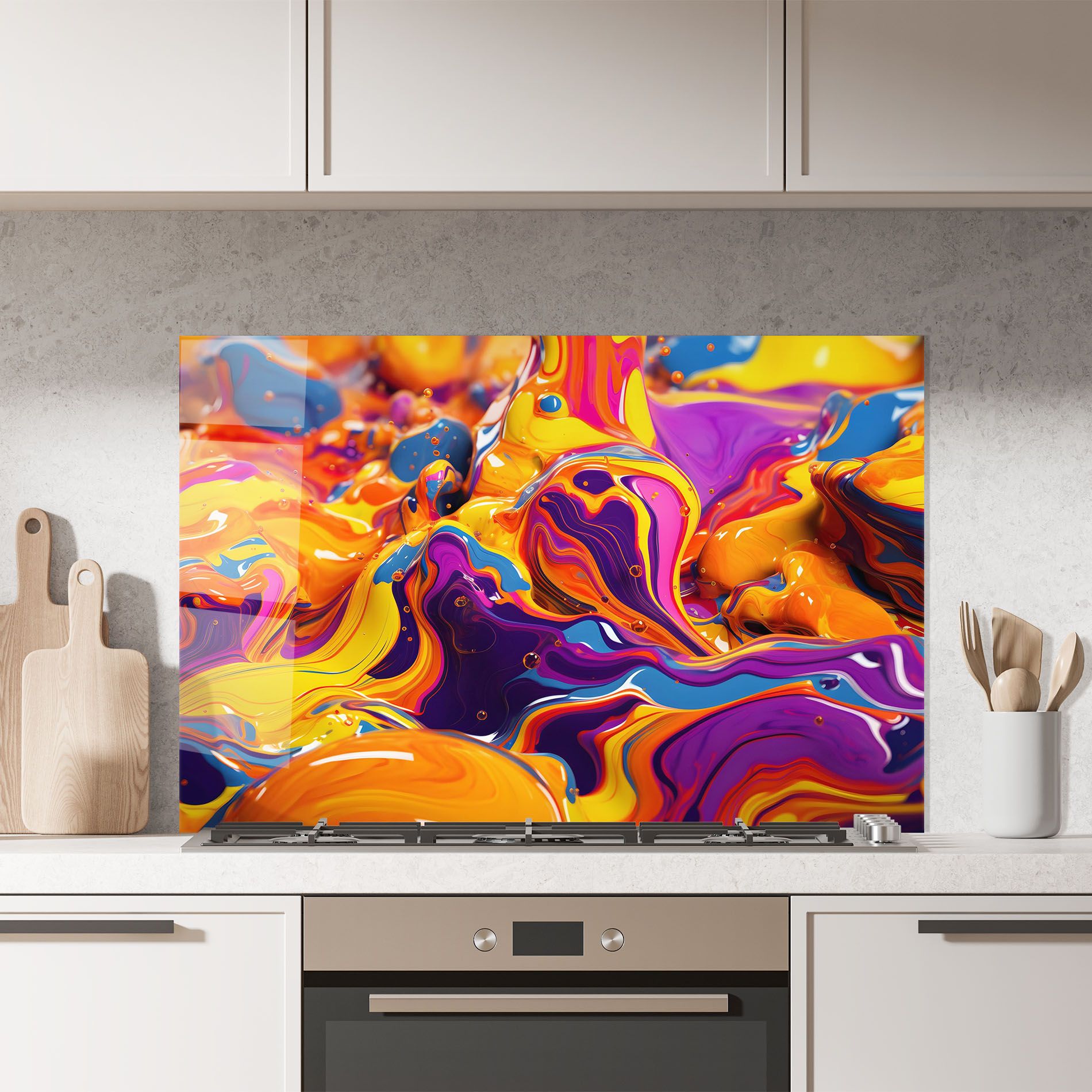 Colorful Waves mockup 7