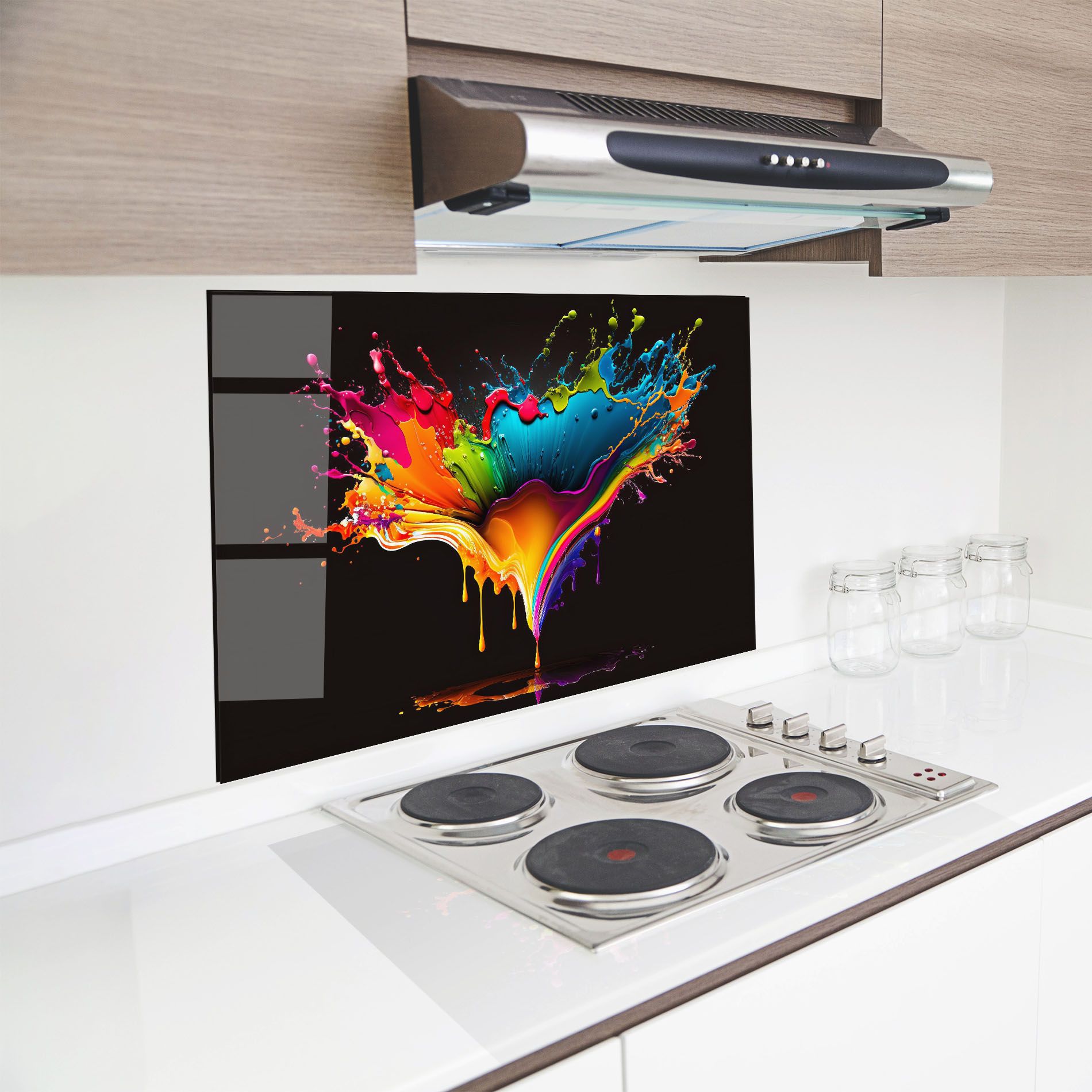 Colorful Rainbow Splash mockup 8