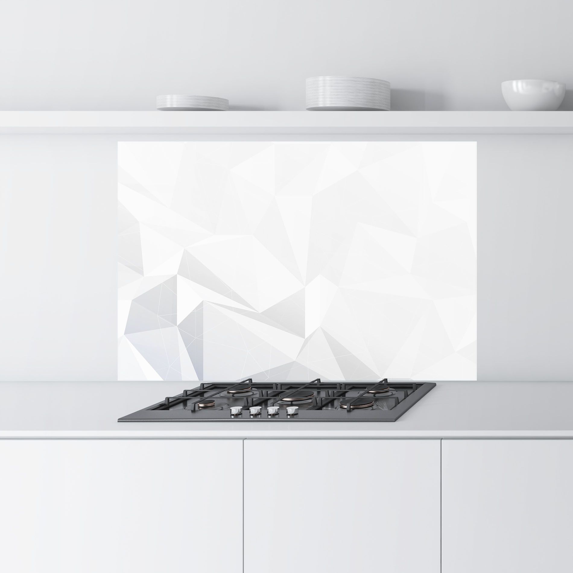 Grey Triangle Shape mockup 9
