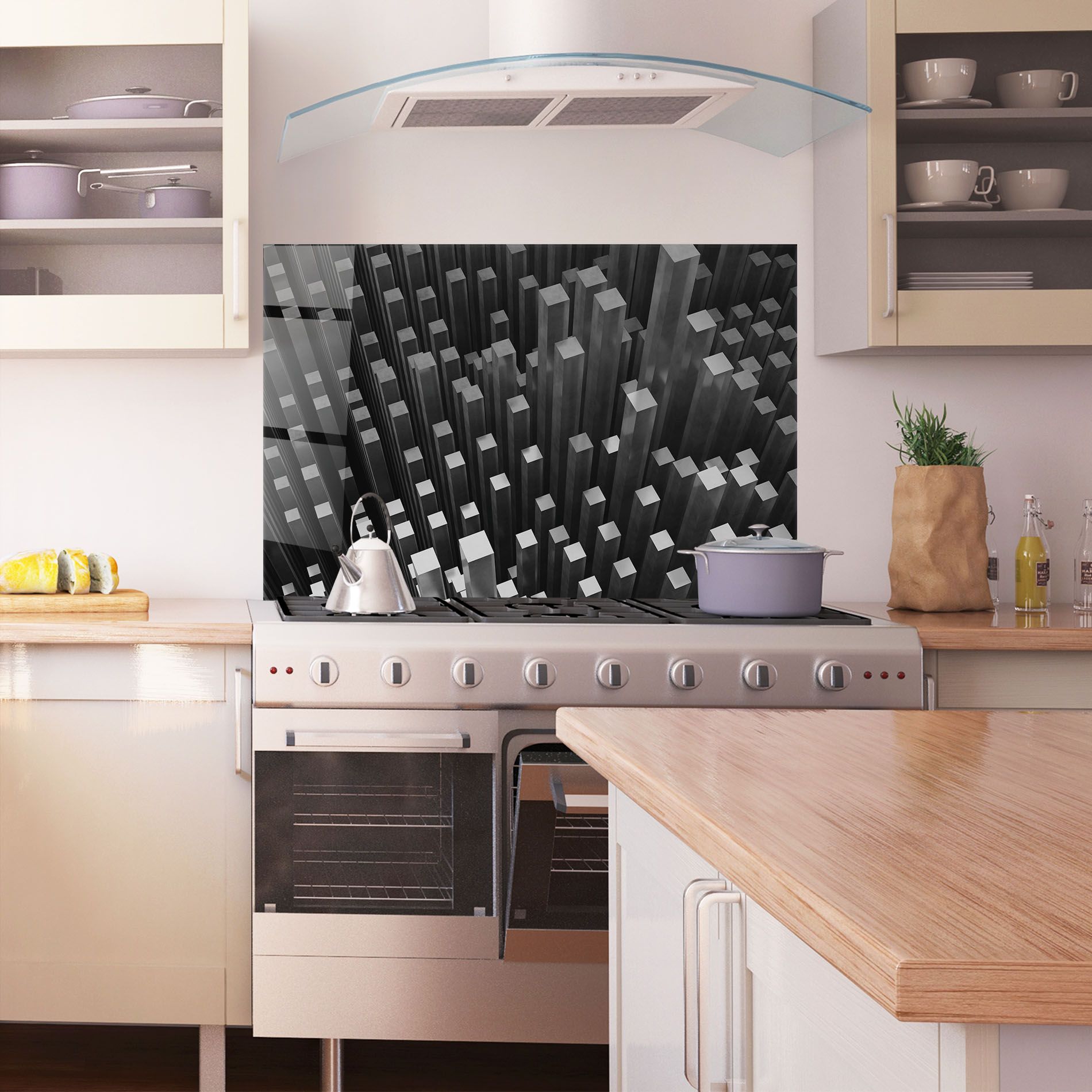 Black Block Pattern mockup 1