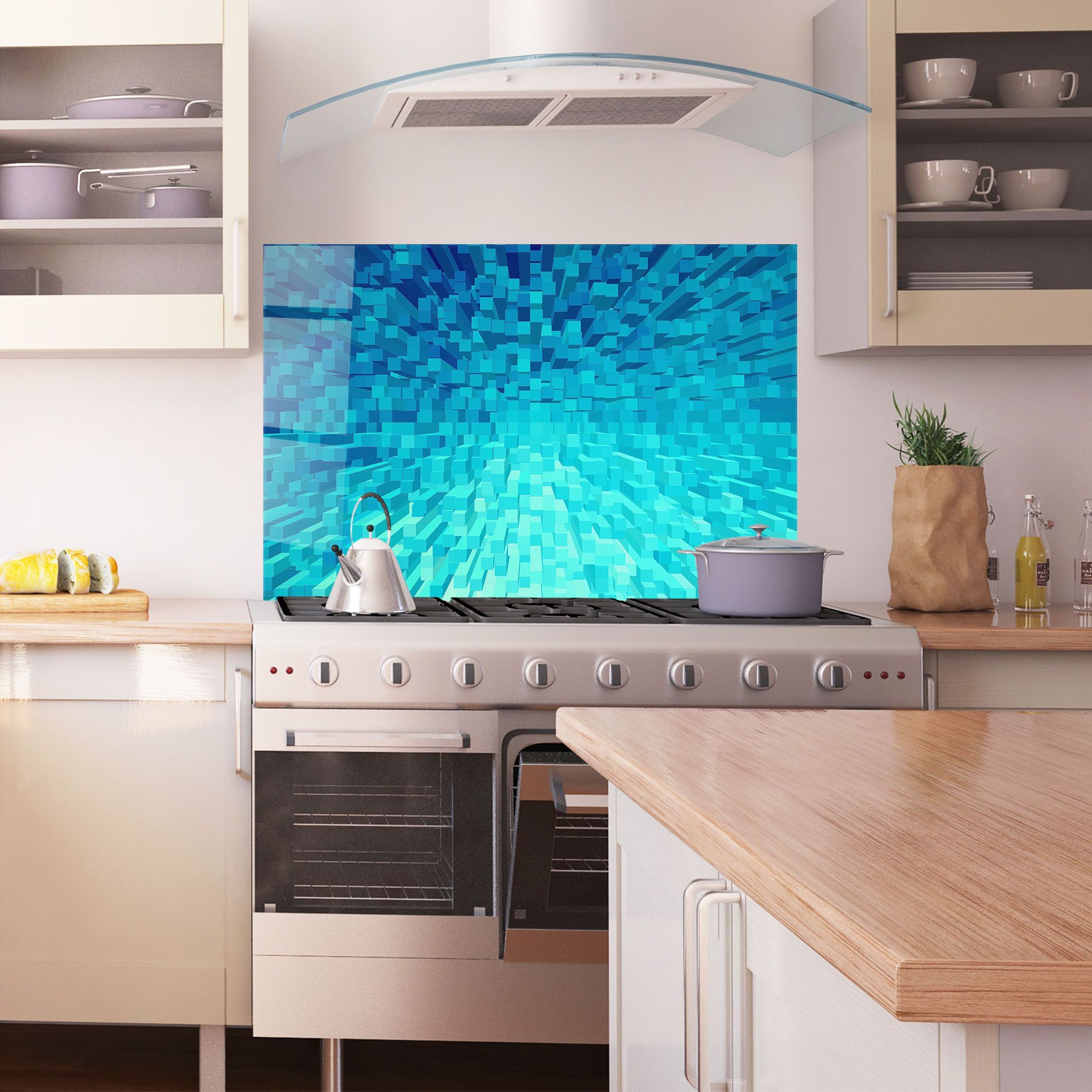 Blue Square Mix mockup 1