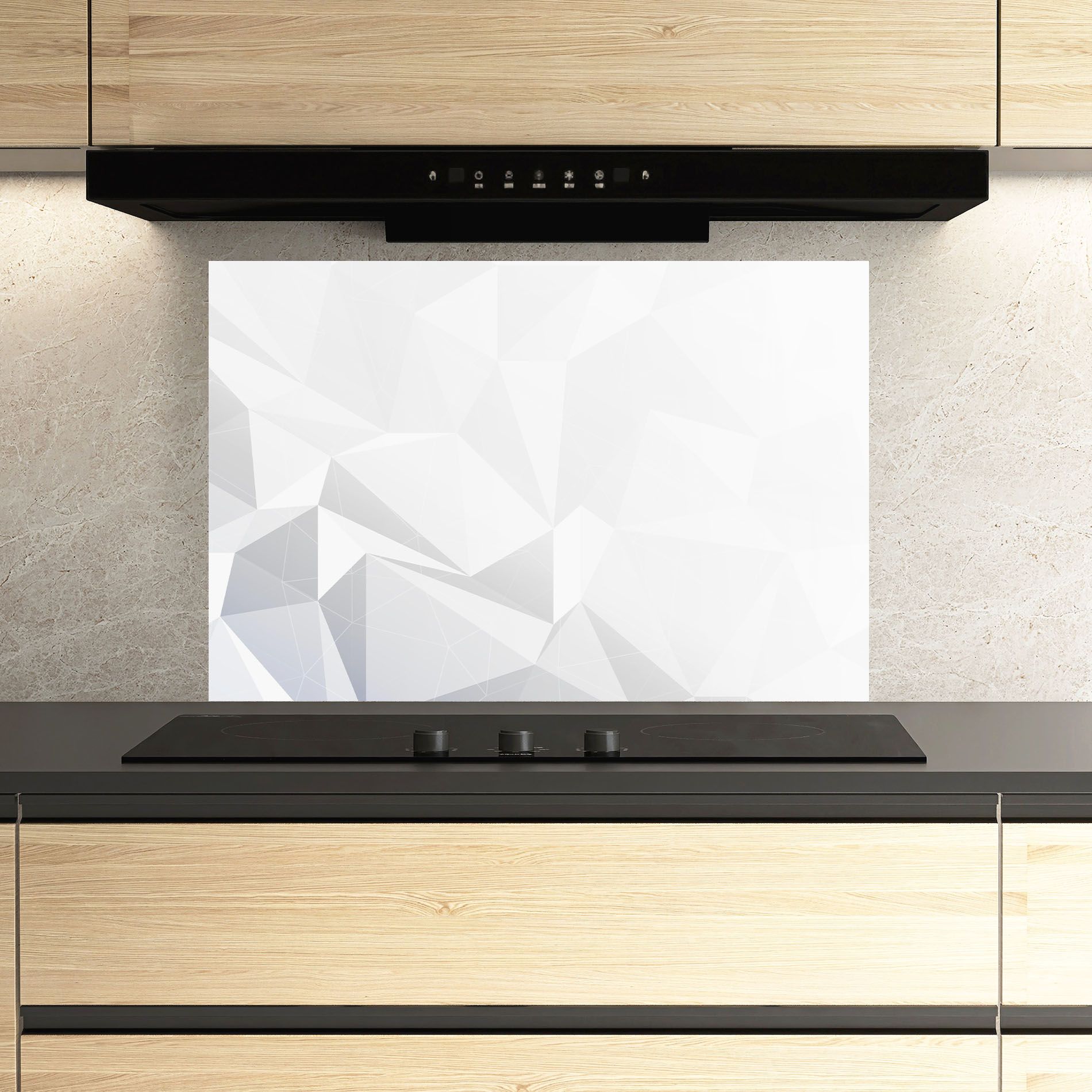 Grey Triangle Shape mockup 3