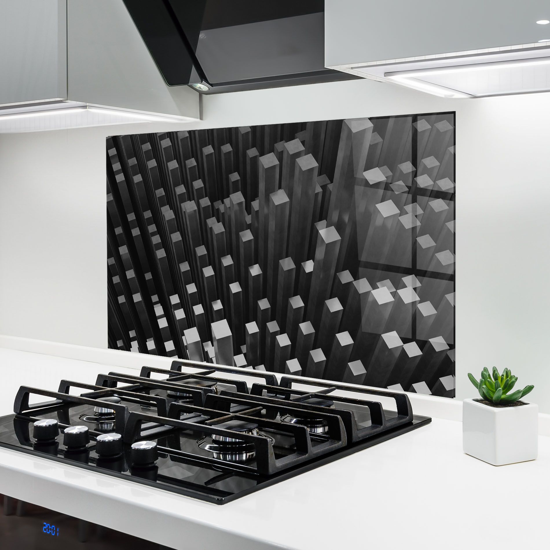 Black Block Pattern mockup 6