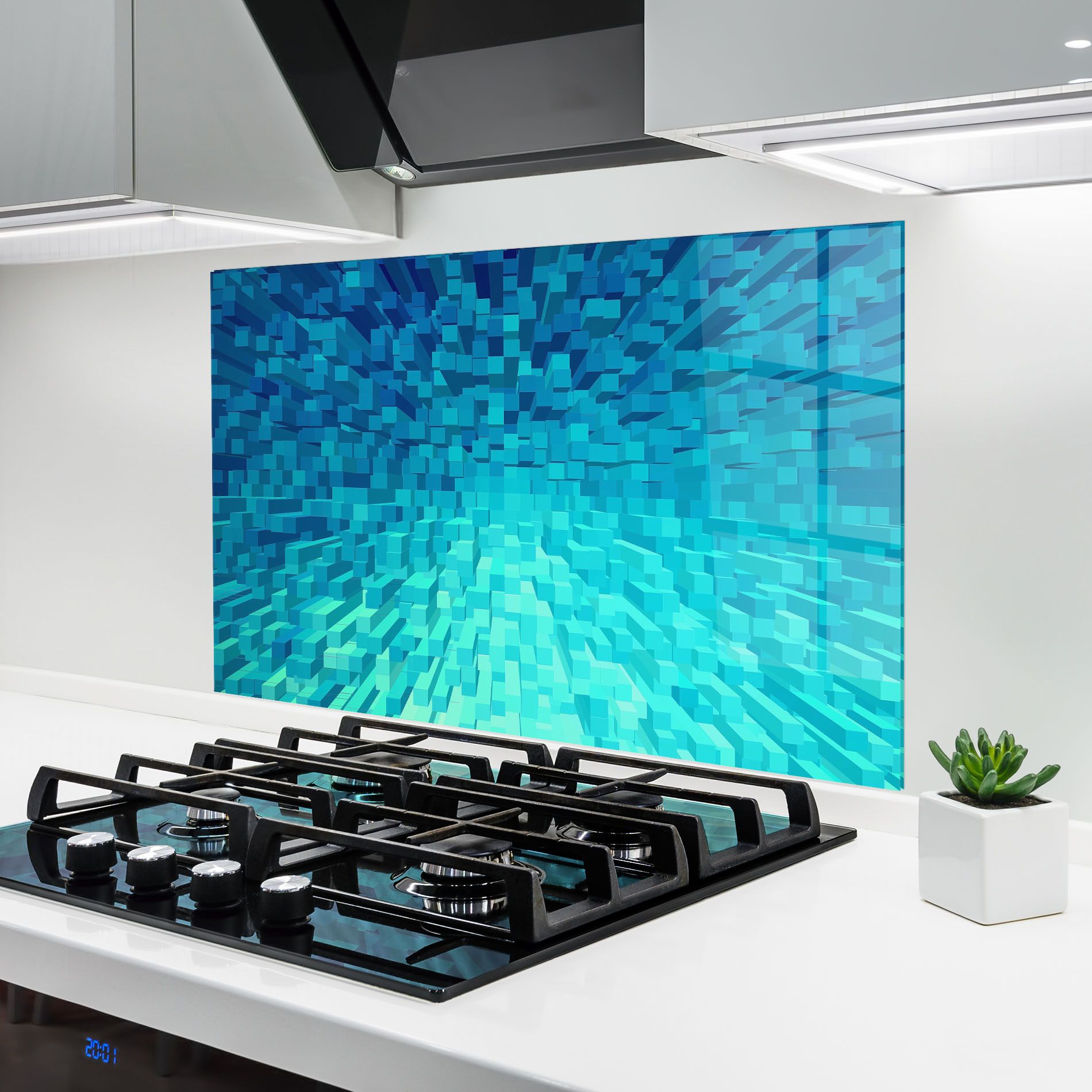 Blue Square Mix mockup 6