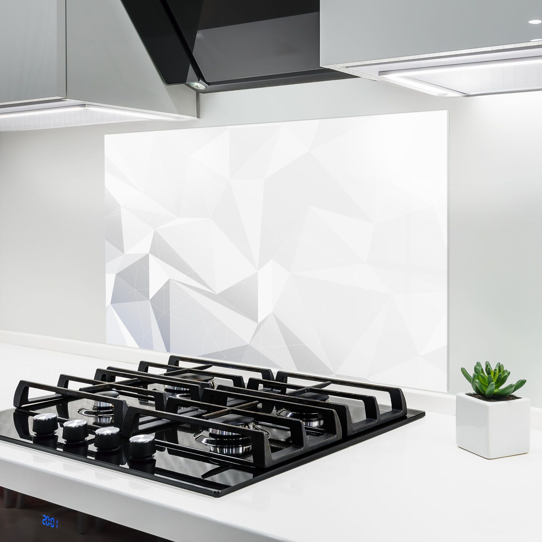 Grey Triangle Shape mockup 6