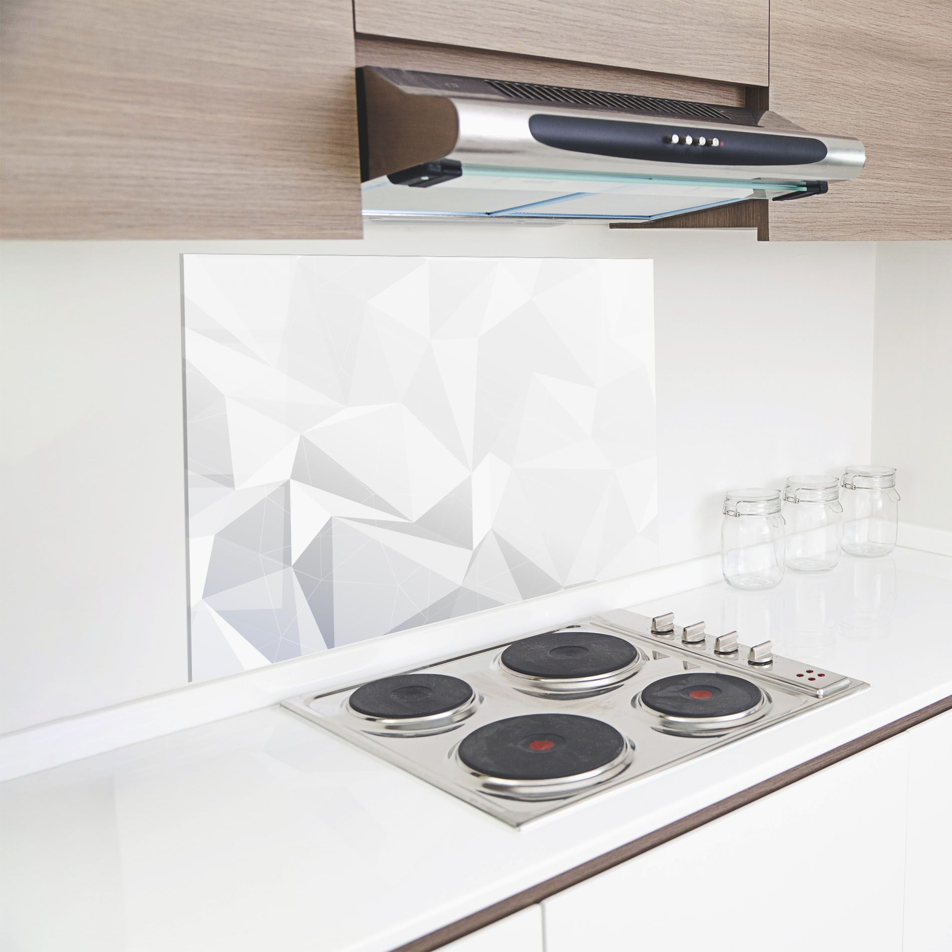 Grey Triangle Shape mockup 8