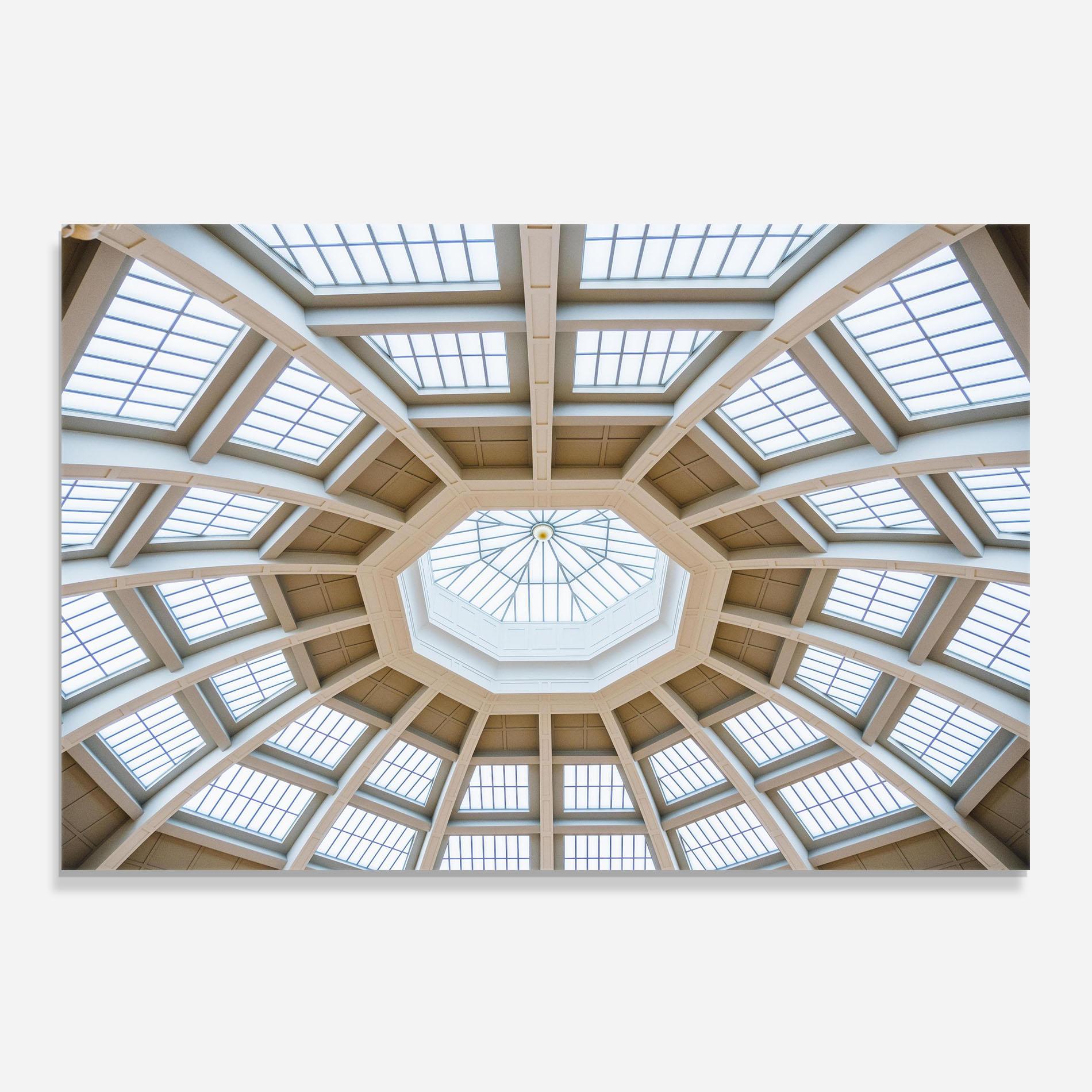 Küchenrückwand Glas Ceiling Dome mockup 0