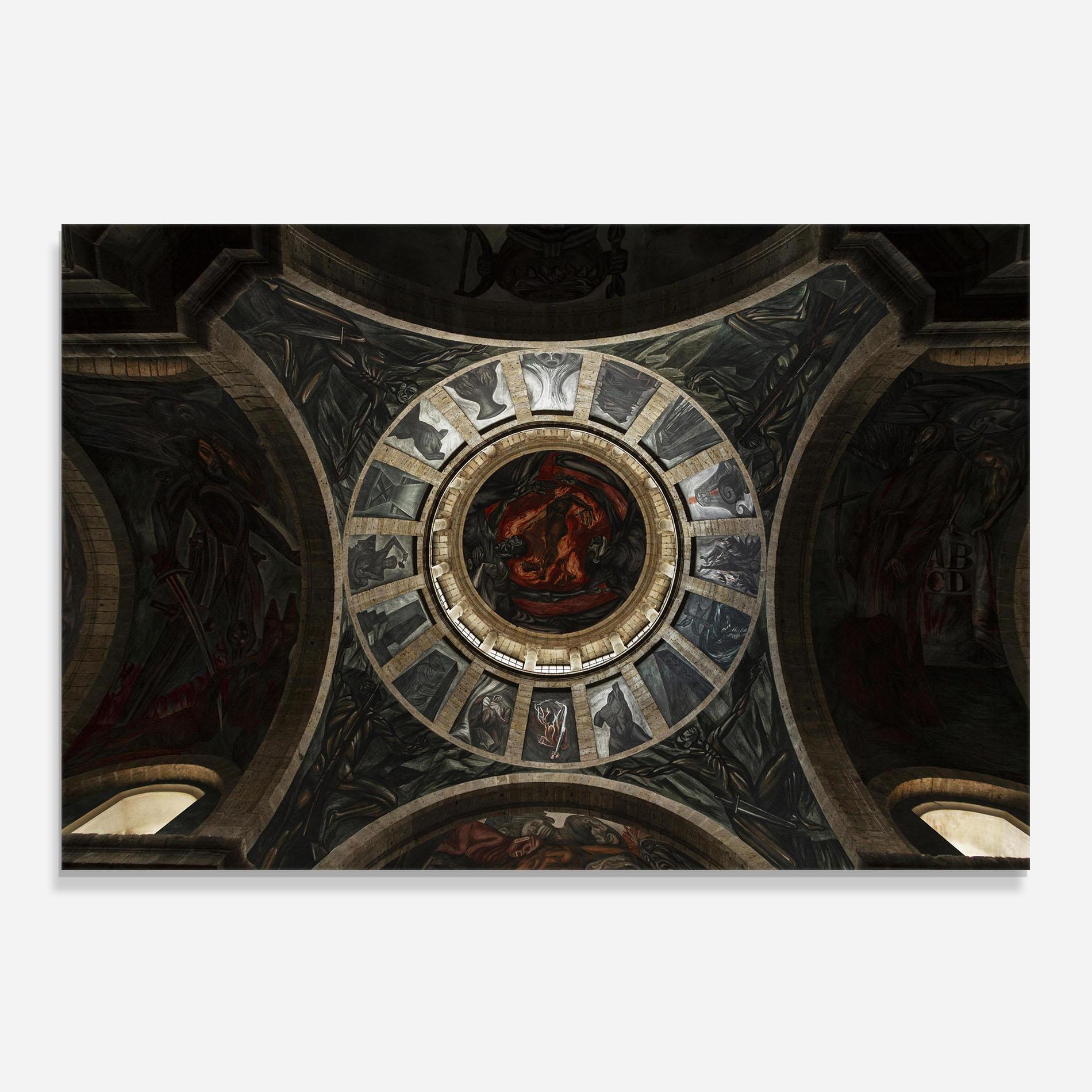 Küchenrückwand Glas Mexico Architecture mockup 0