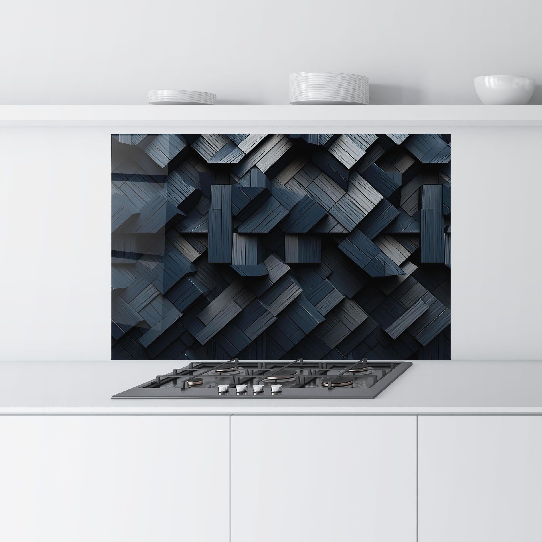 Dark Blue Wall mockup 9
