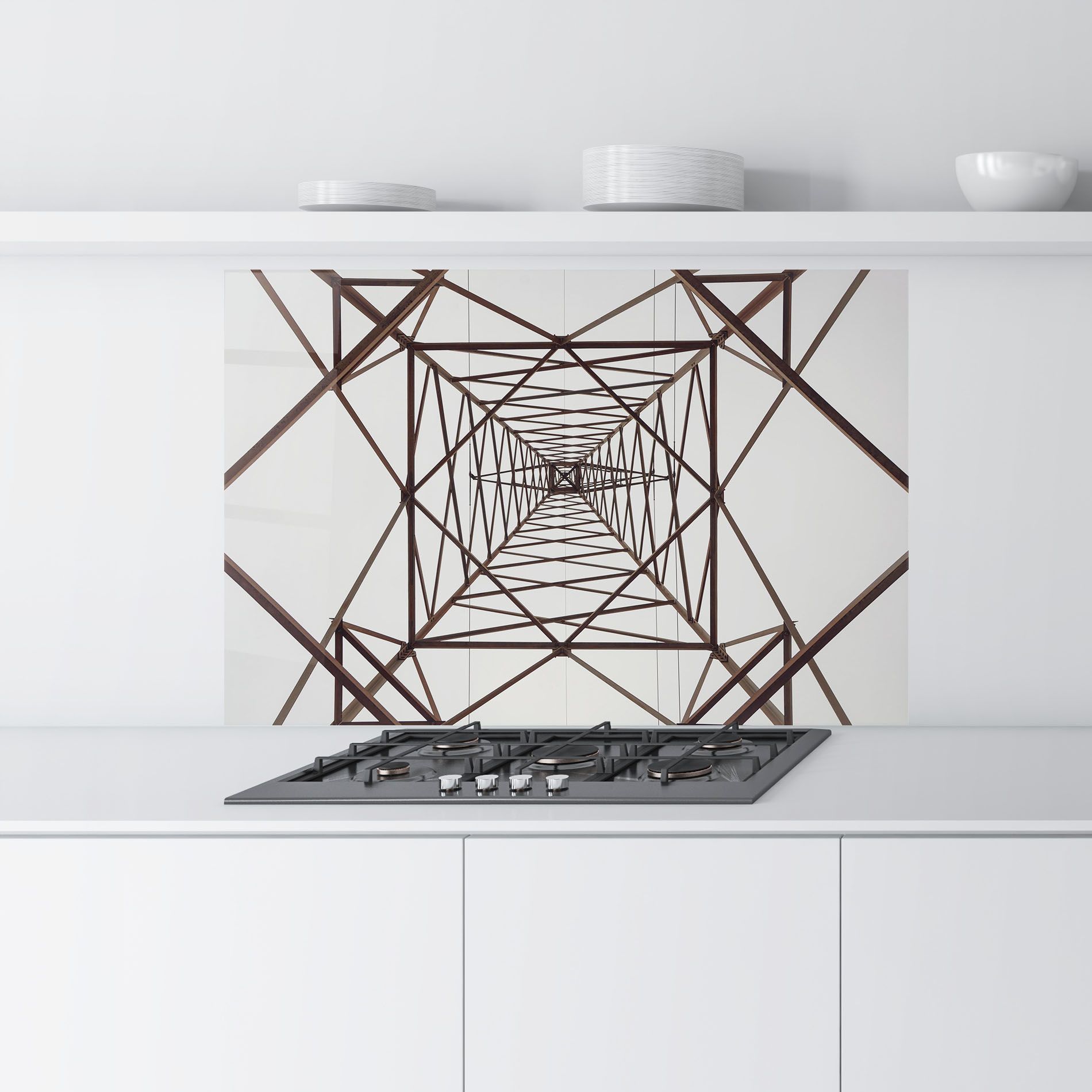 Geometric Pillar mockup 9