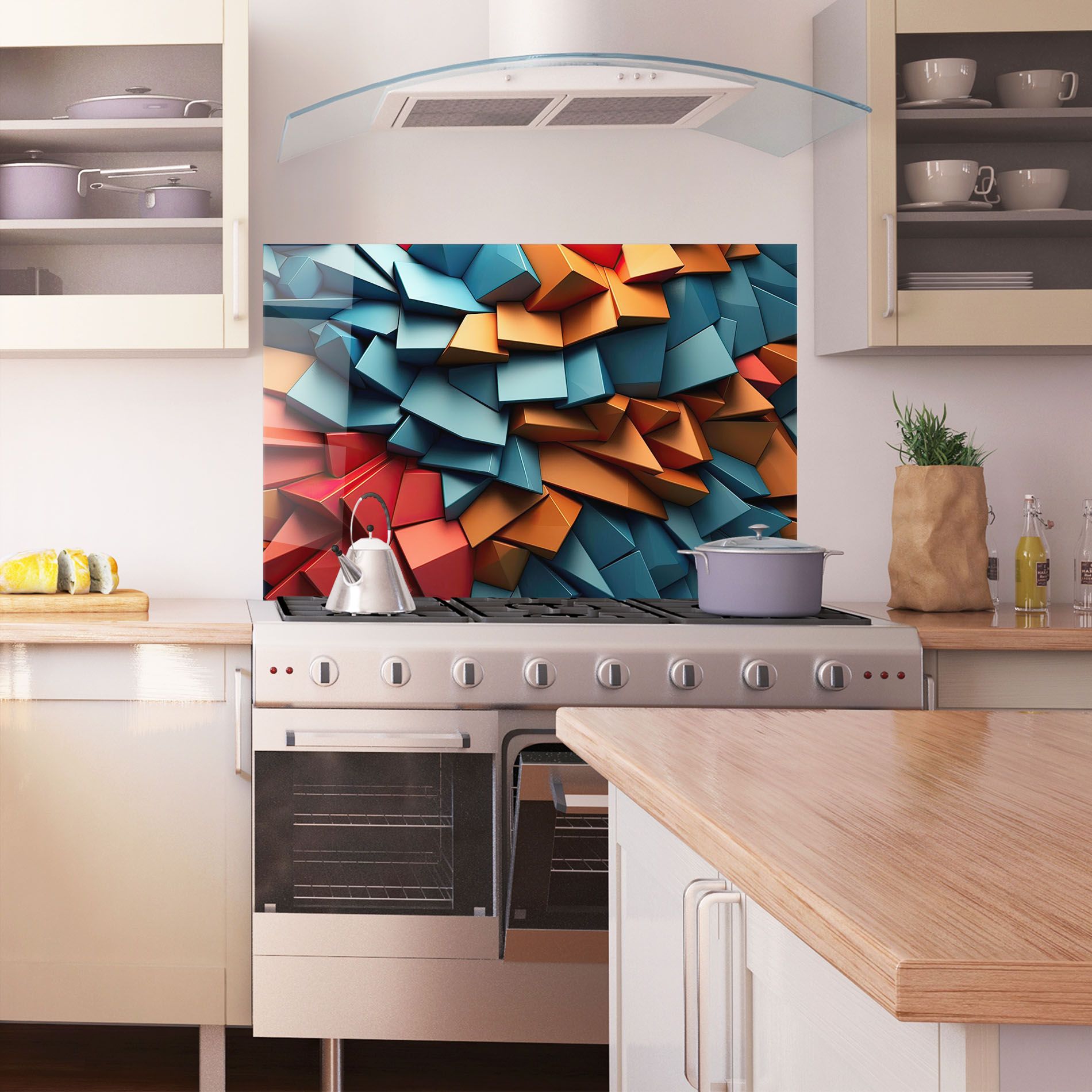 Multicolor Pattern mockup 1