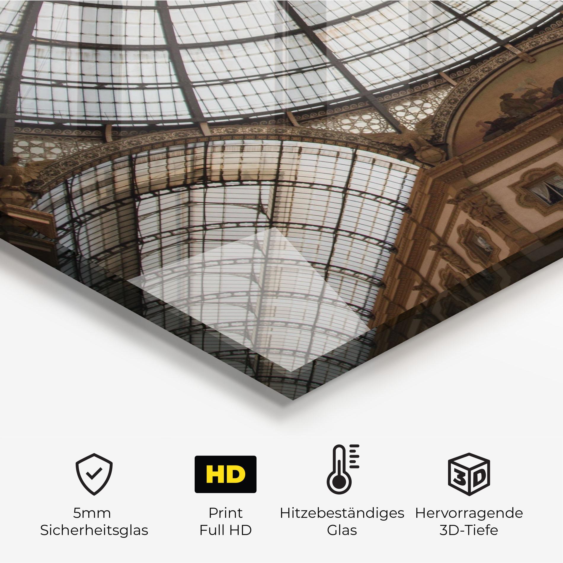 Küchenrückwand Glas Galleria Ceiling mockup 2