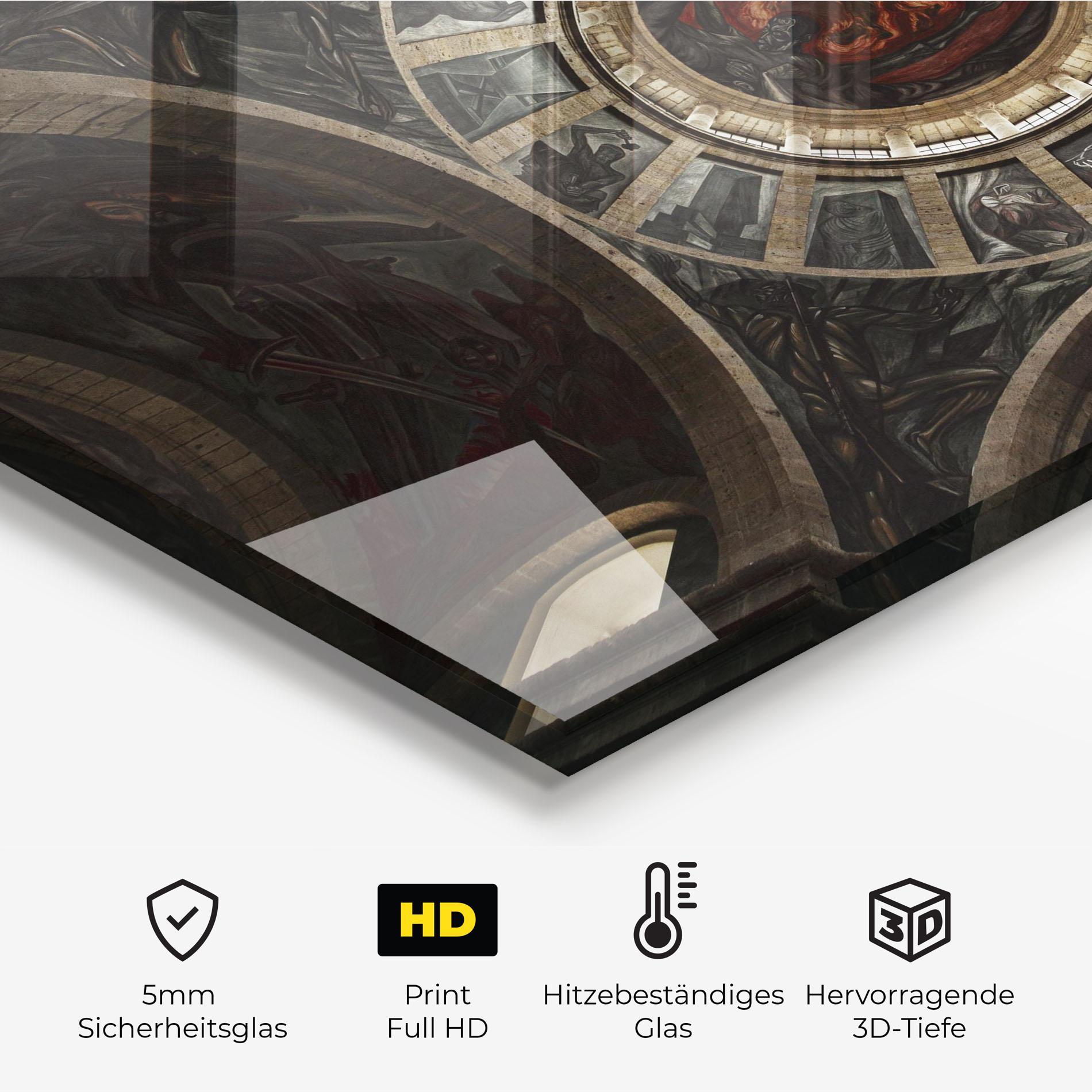 Küchenrückwand Glas Mexico Architecture mockup 2