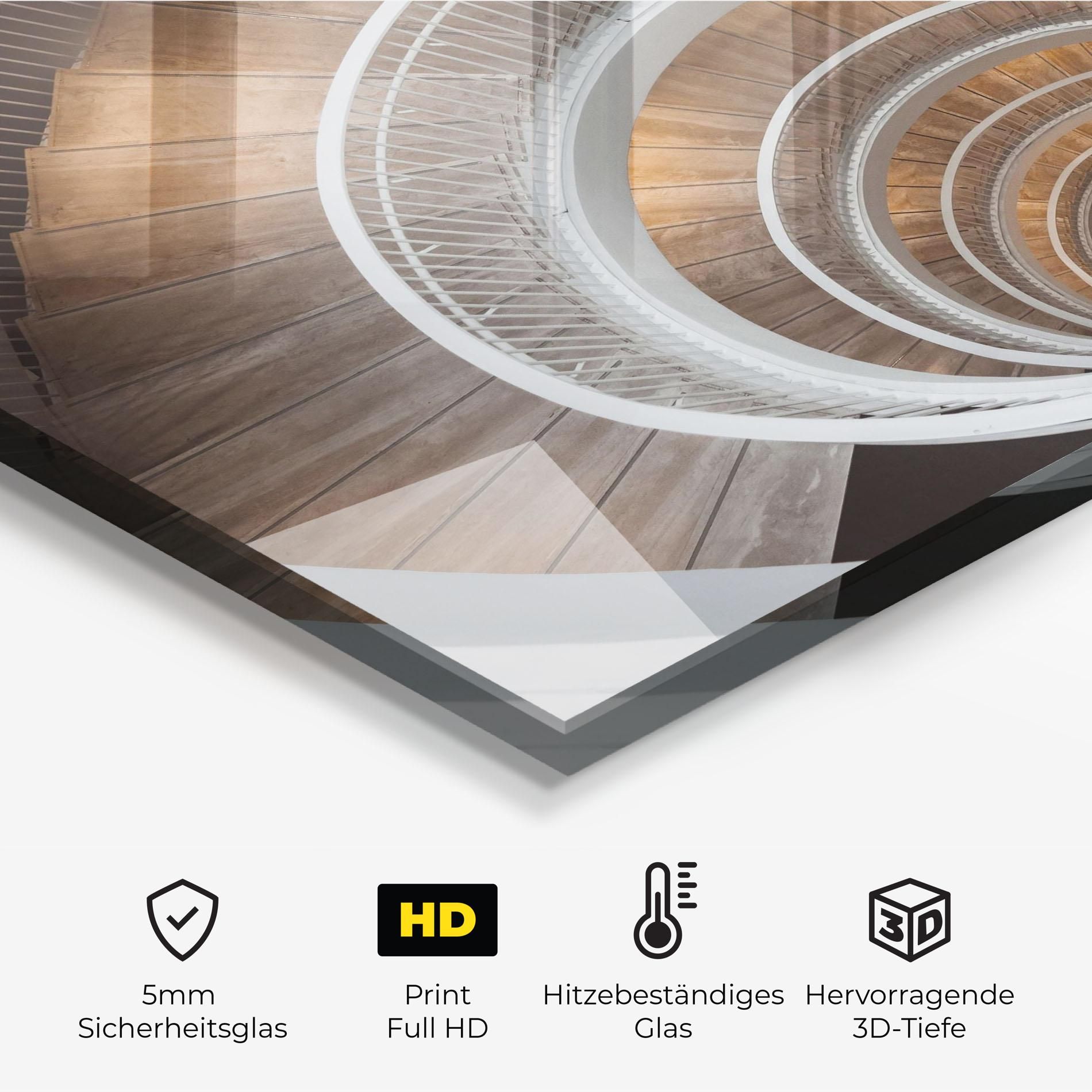 White Spiral Stairs mockup 2