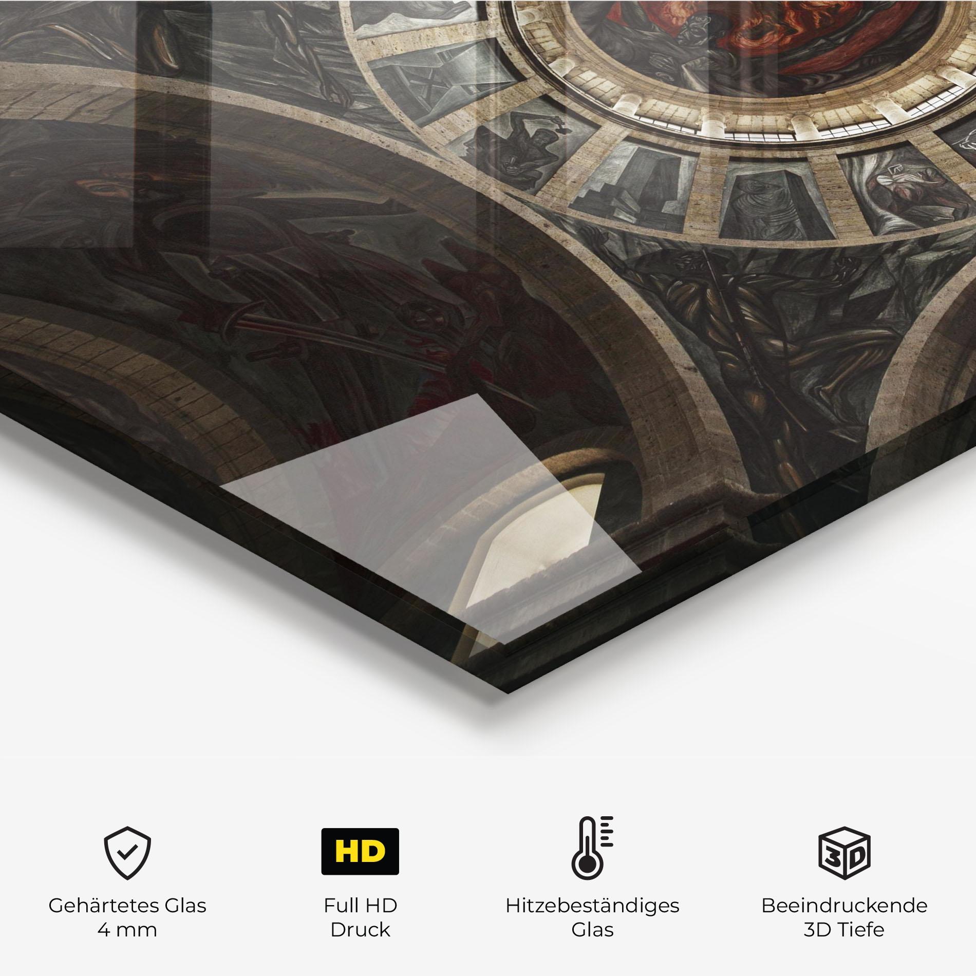 Küchenrückwand Glas Mexico Architecture mockup 2