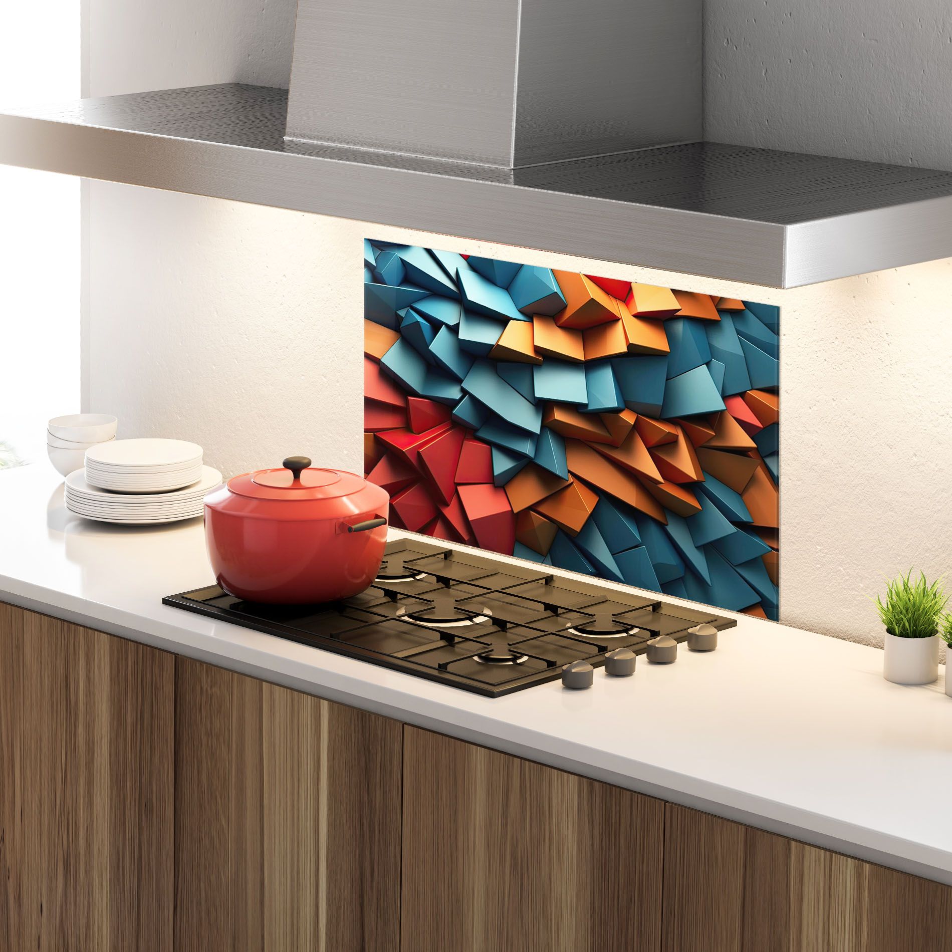 Multicolor Pattern mockup 4