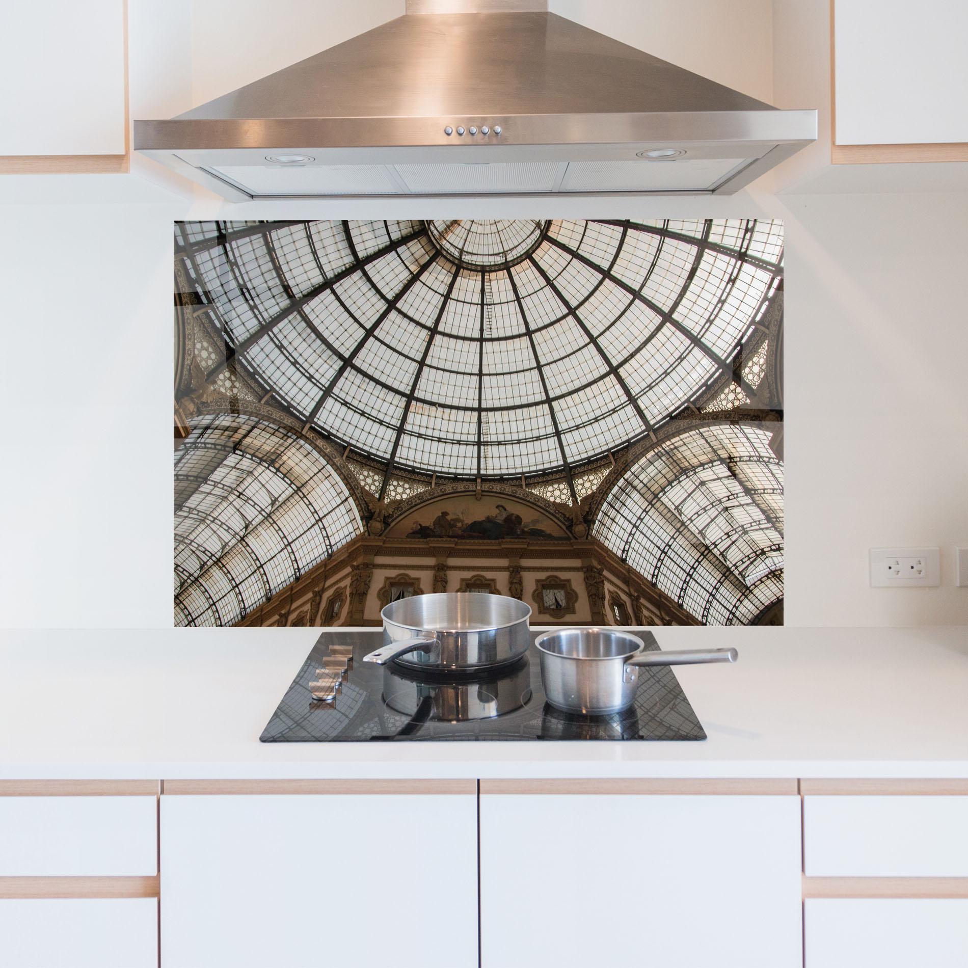 Küchenrückwand Glas Galleria Ceiling mockup 5