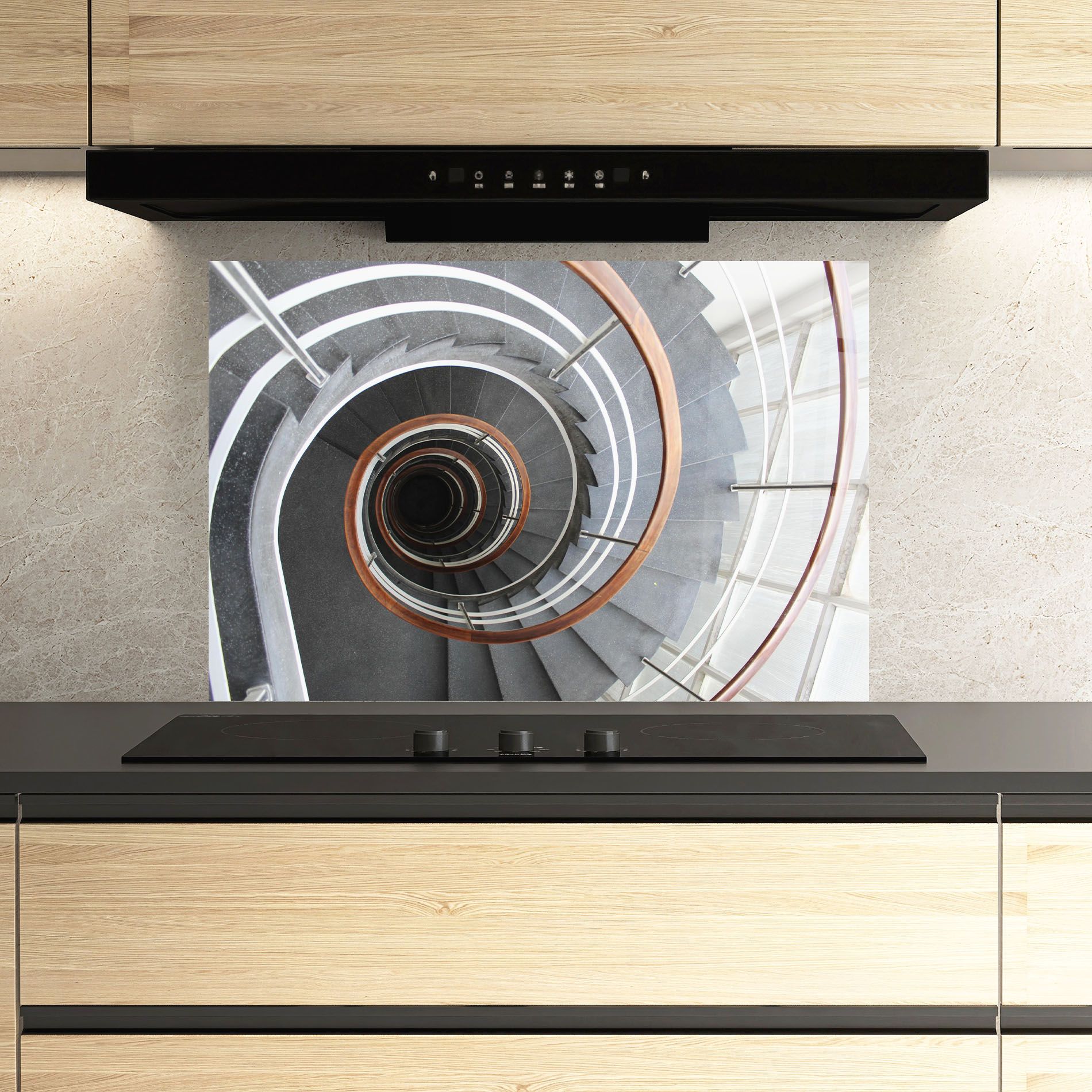 Wood Bar Stairs mockup 3