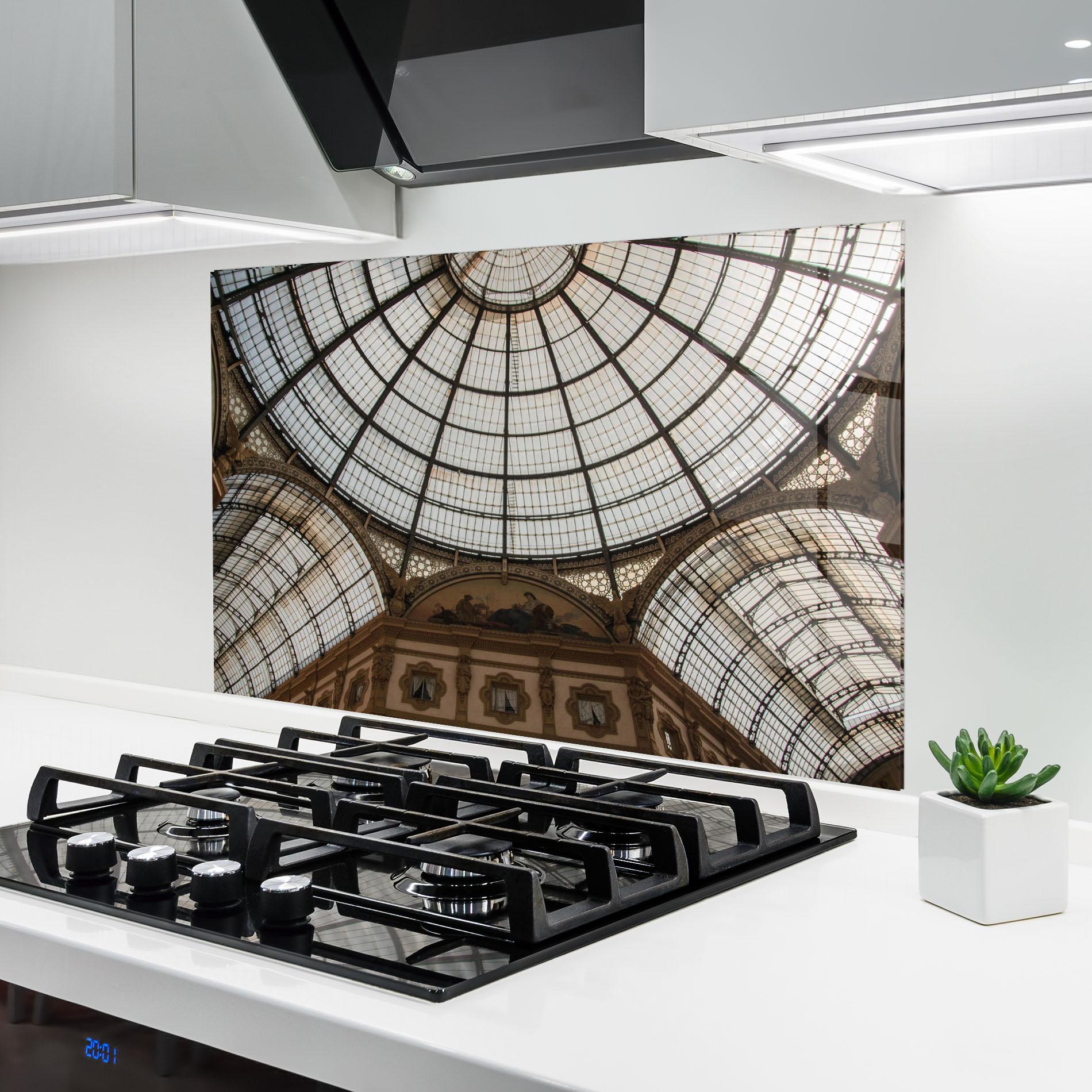 Küchenrückwand Glas Galleria Ceiling mockup 6