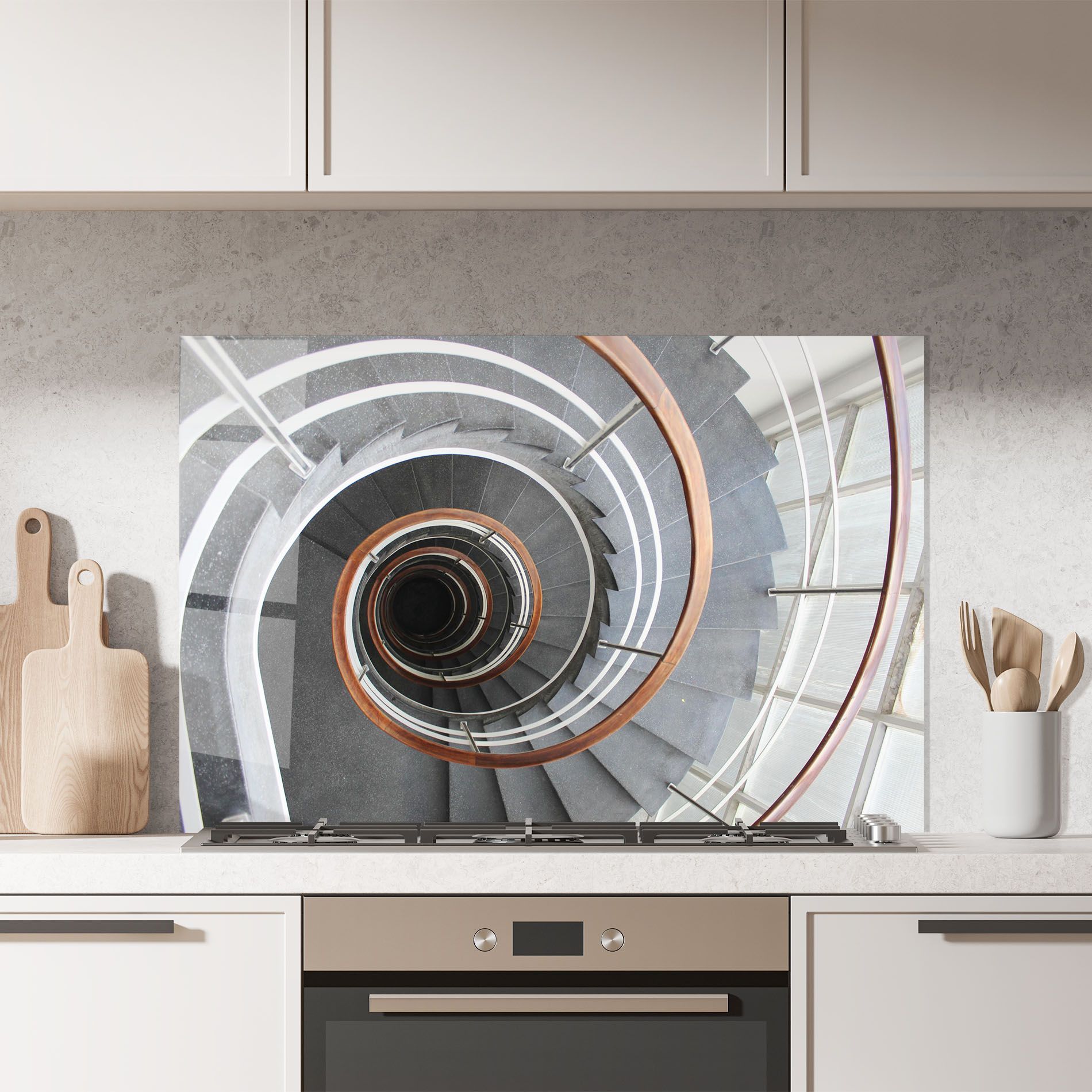 Wood Bar Stairs mockup 7