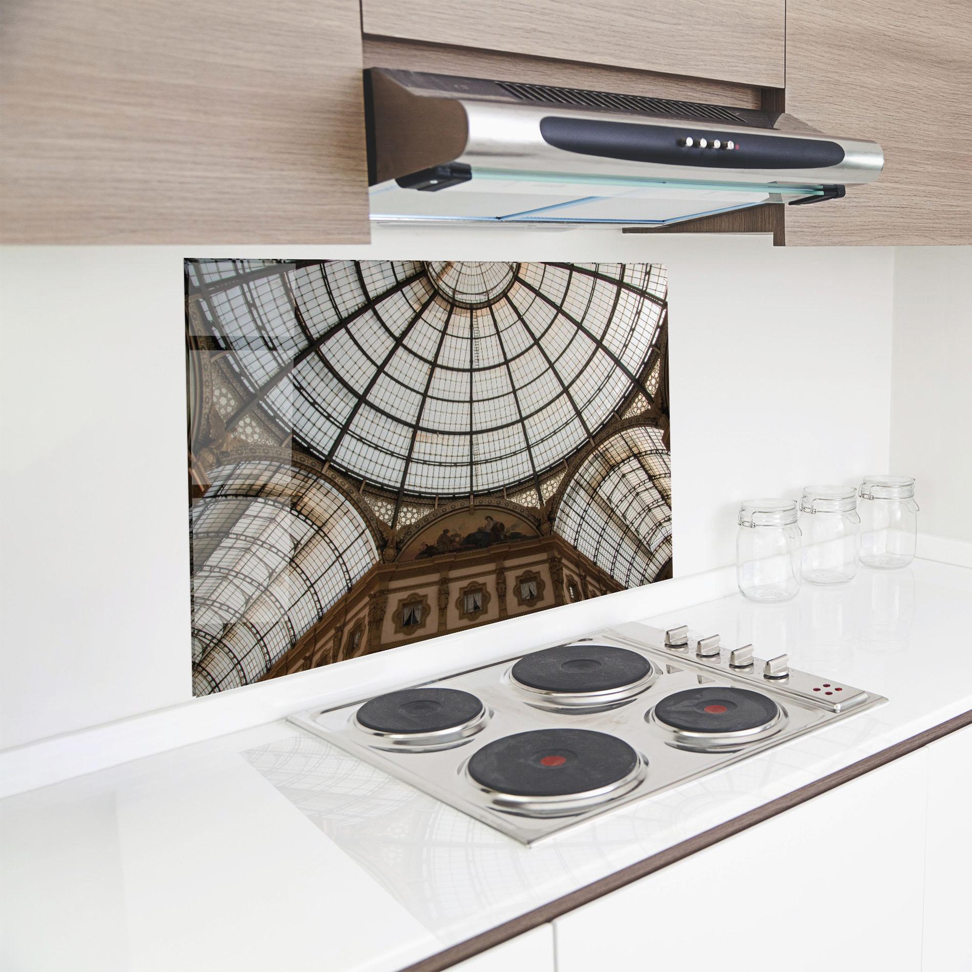 Küchenrückwand Glas Galleria Ceiling mockup 8