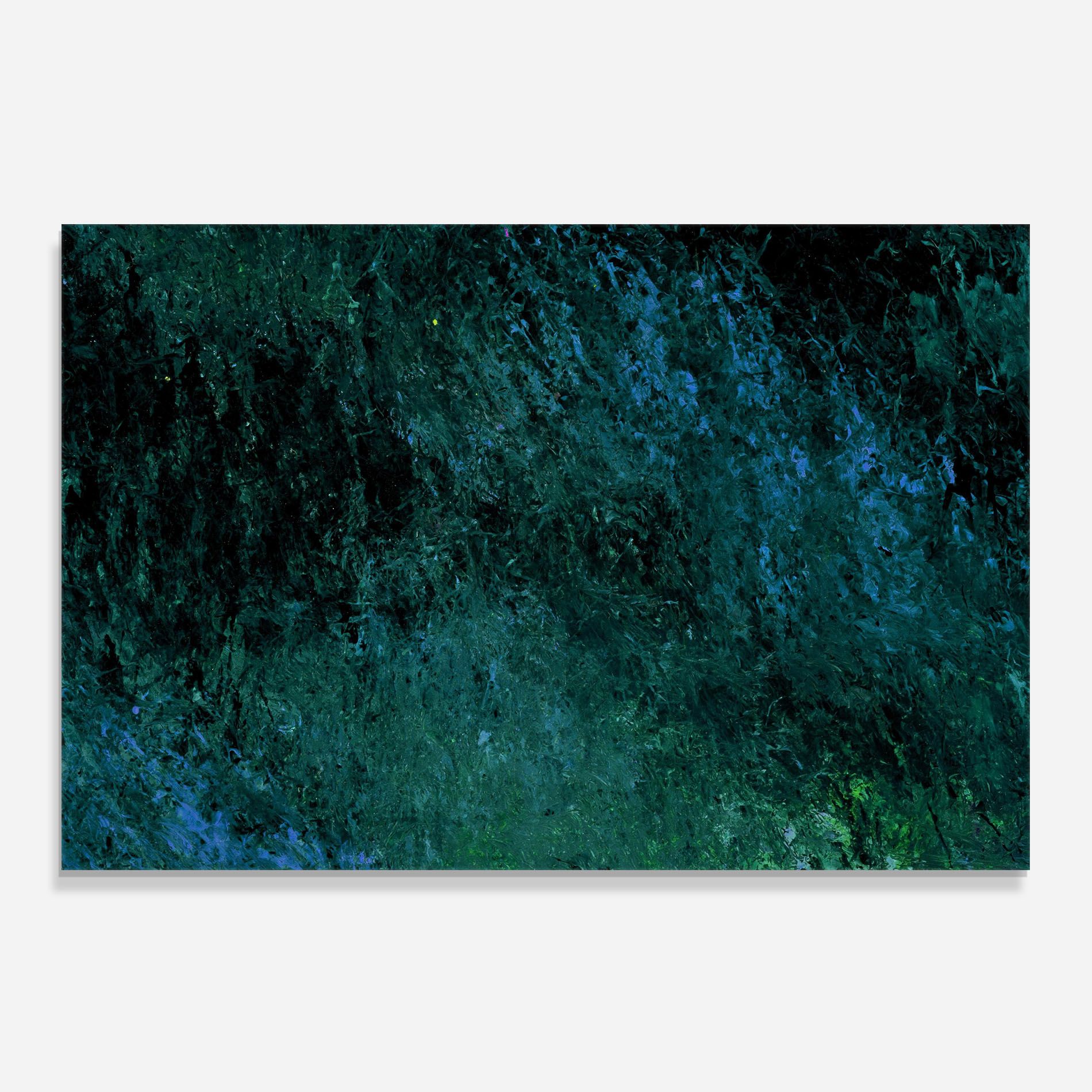 Dark Green Blue Painting mockup 0