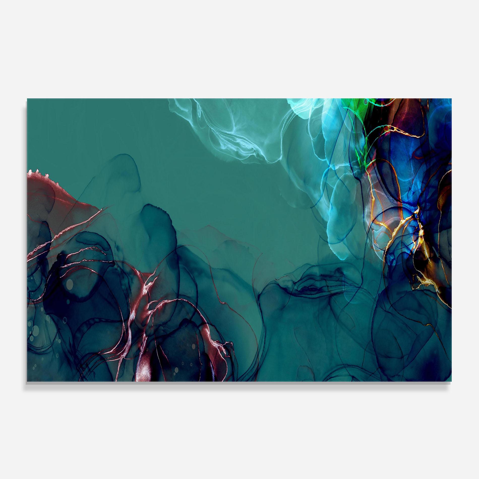 Küchenrückwand Glas Darkish Abstract mockup 0