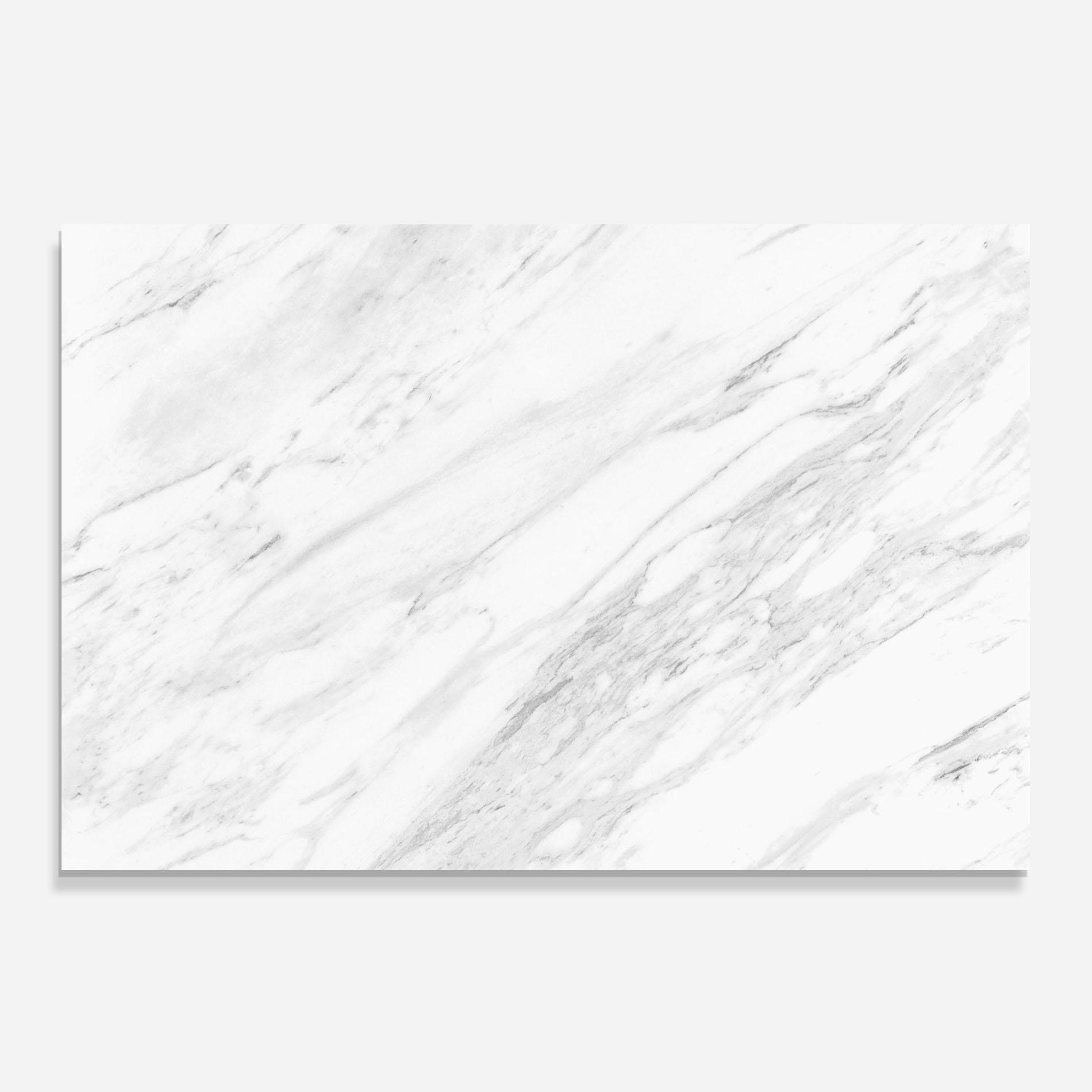 Küchenrückwand Glas Light Grey Marble mockup 0