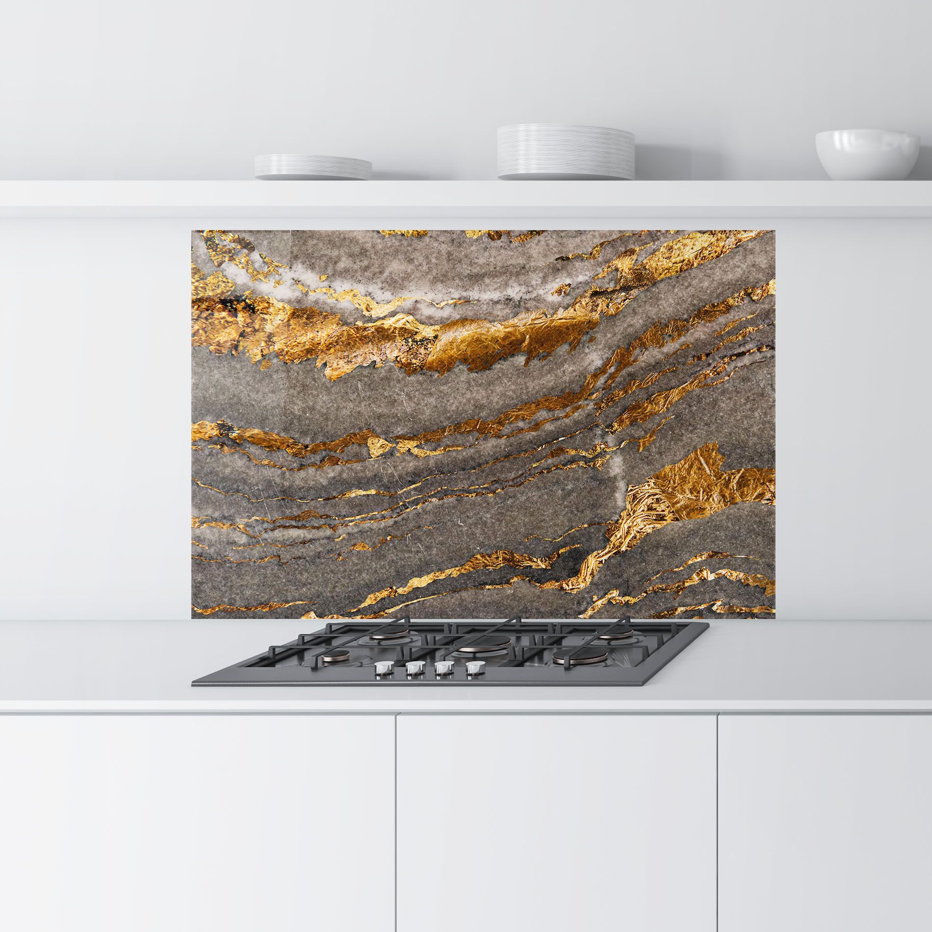 Gold Paper Marble mockup 9