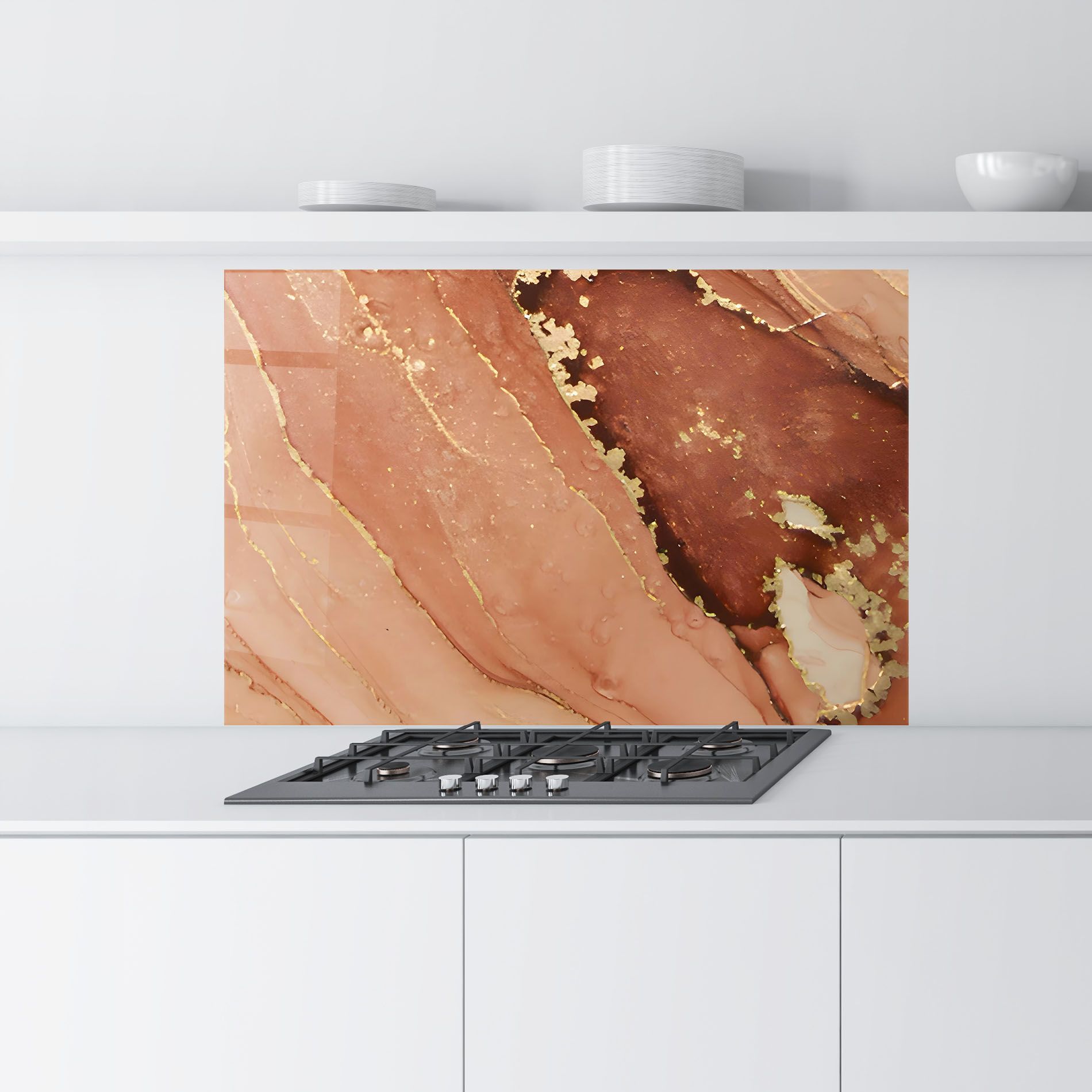 Orange Marble mockup 9