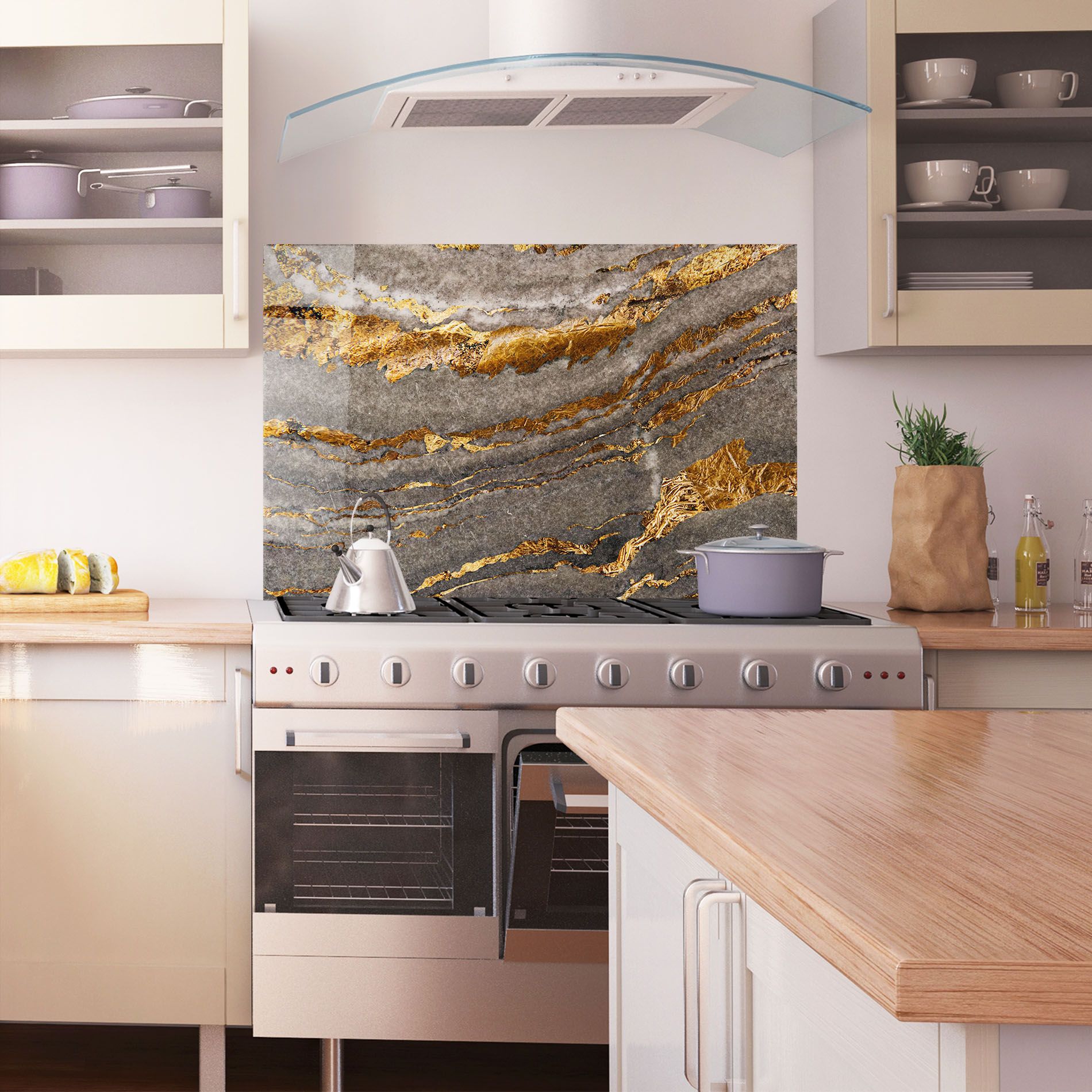 Gold Paper Marble mockup 1