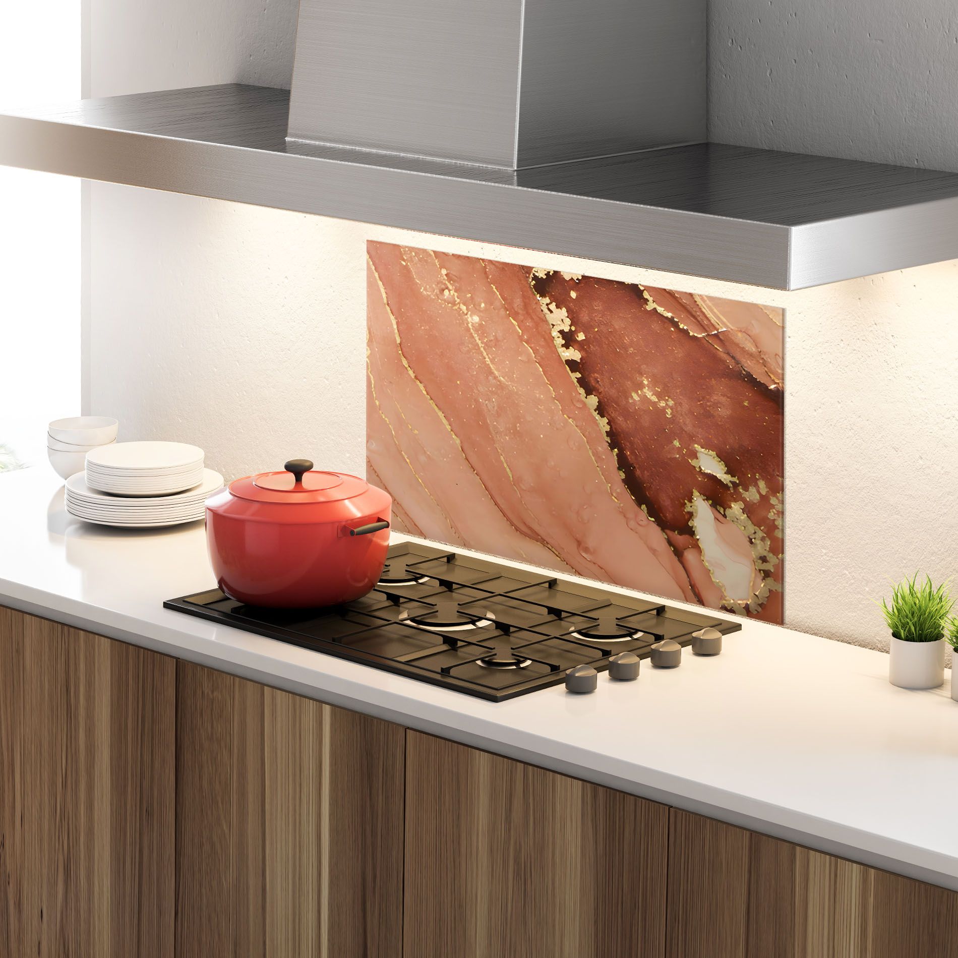 Orange Marble mockup 4