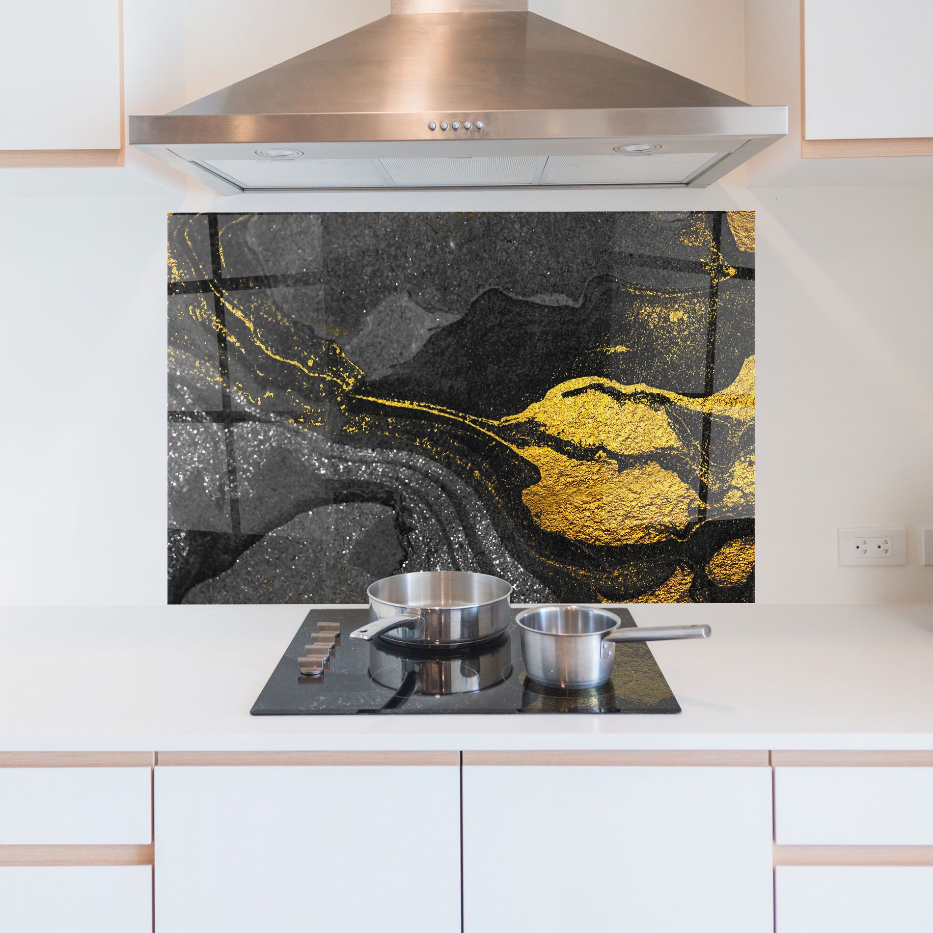 Black And Gold Texture mockup 5