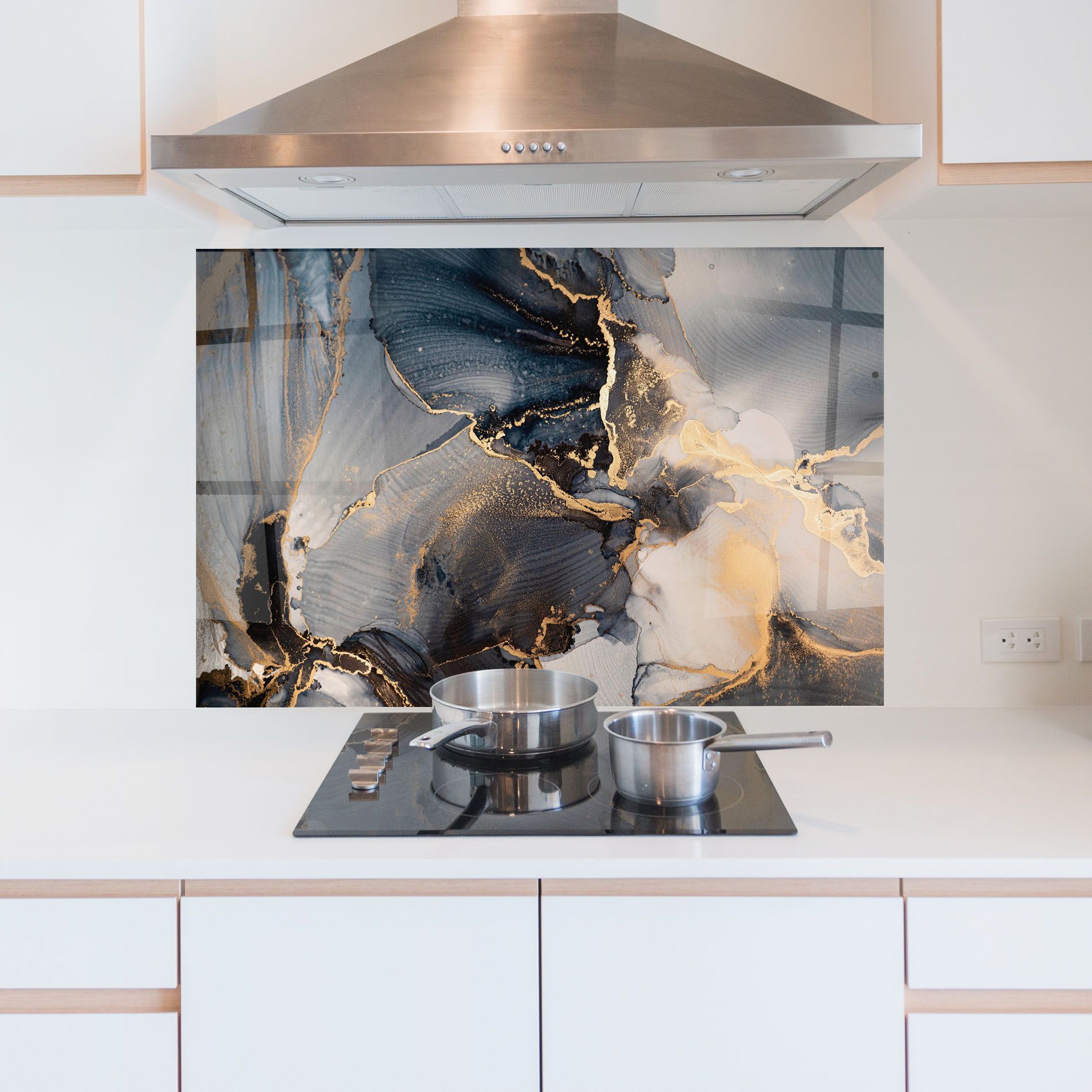 Golden Abstract Marble mockup 5