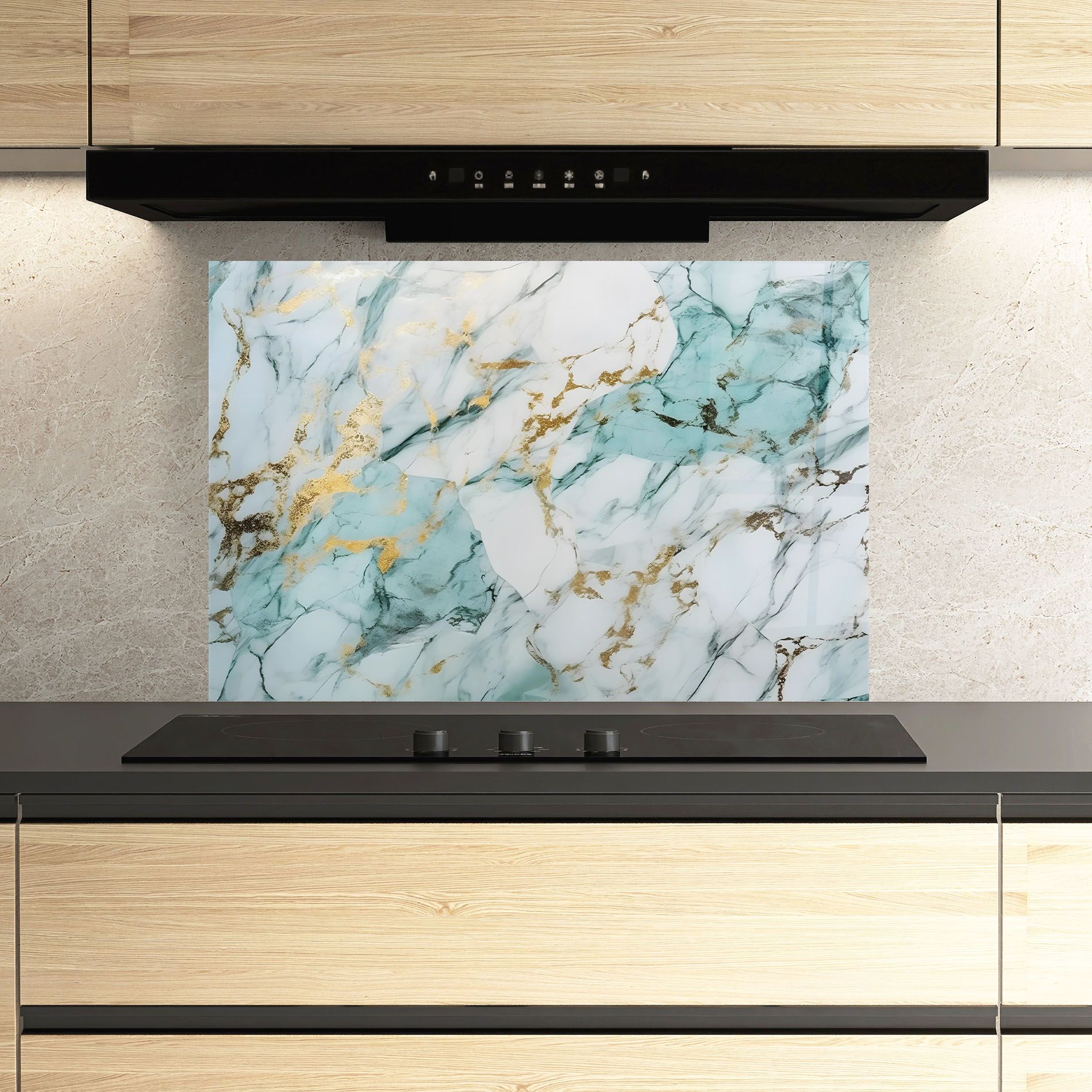 Light Green Gold Line mockup 3