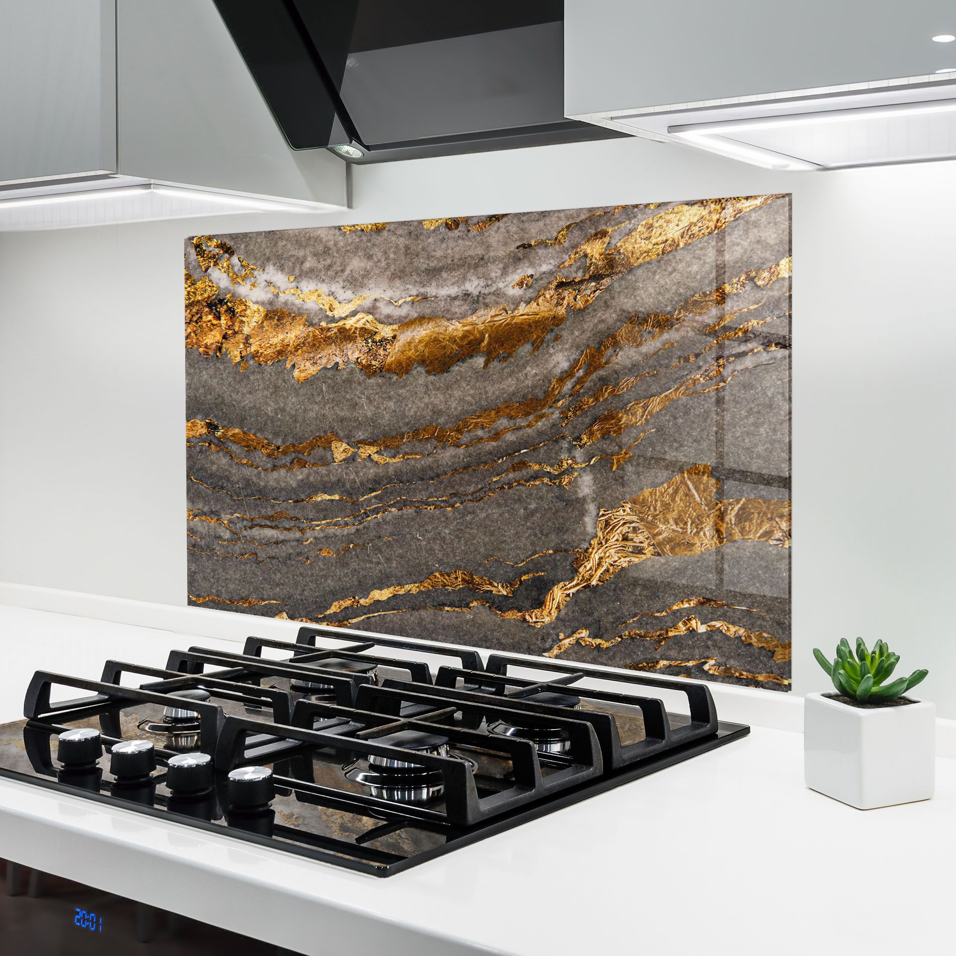Gold Paper Marble mockup 6