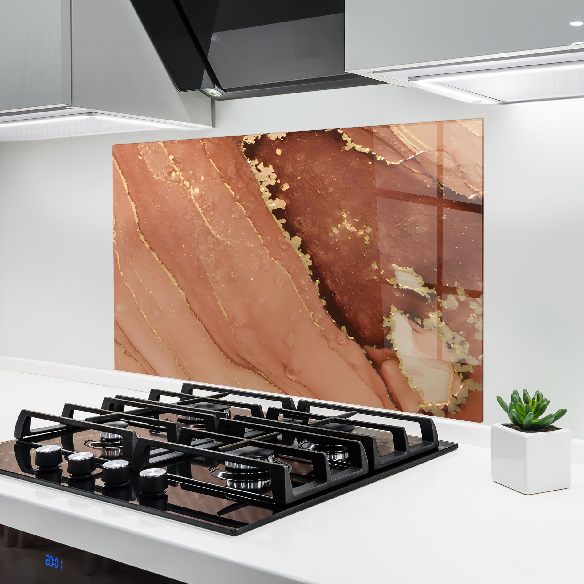 Orange Marble mockup 6