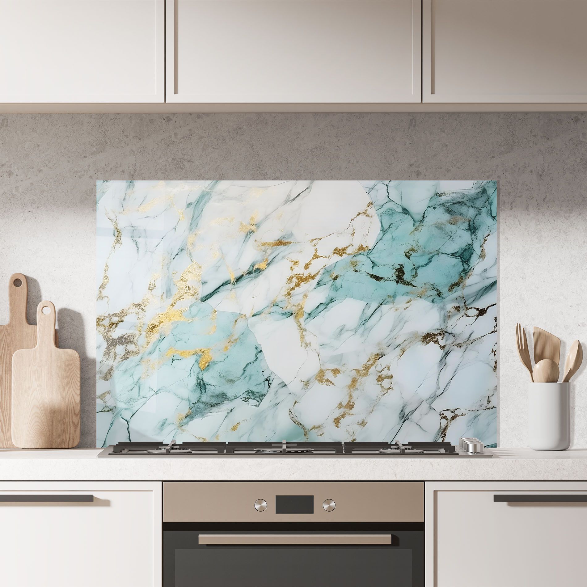 Light Green Gold Line mockup 7