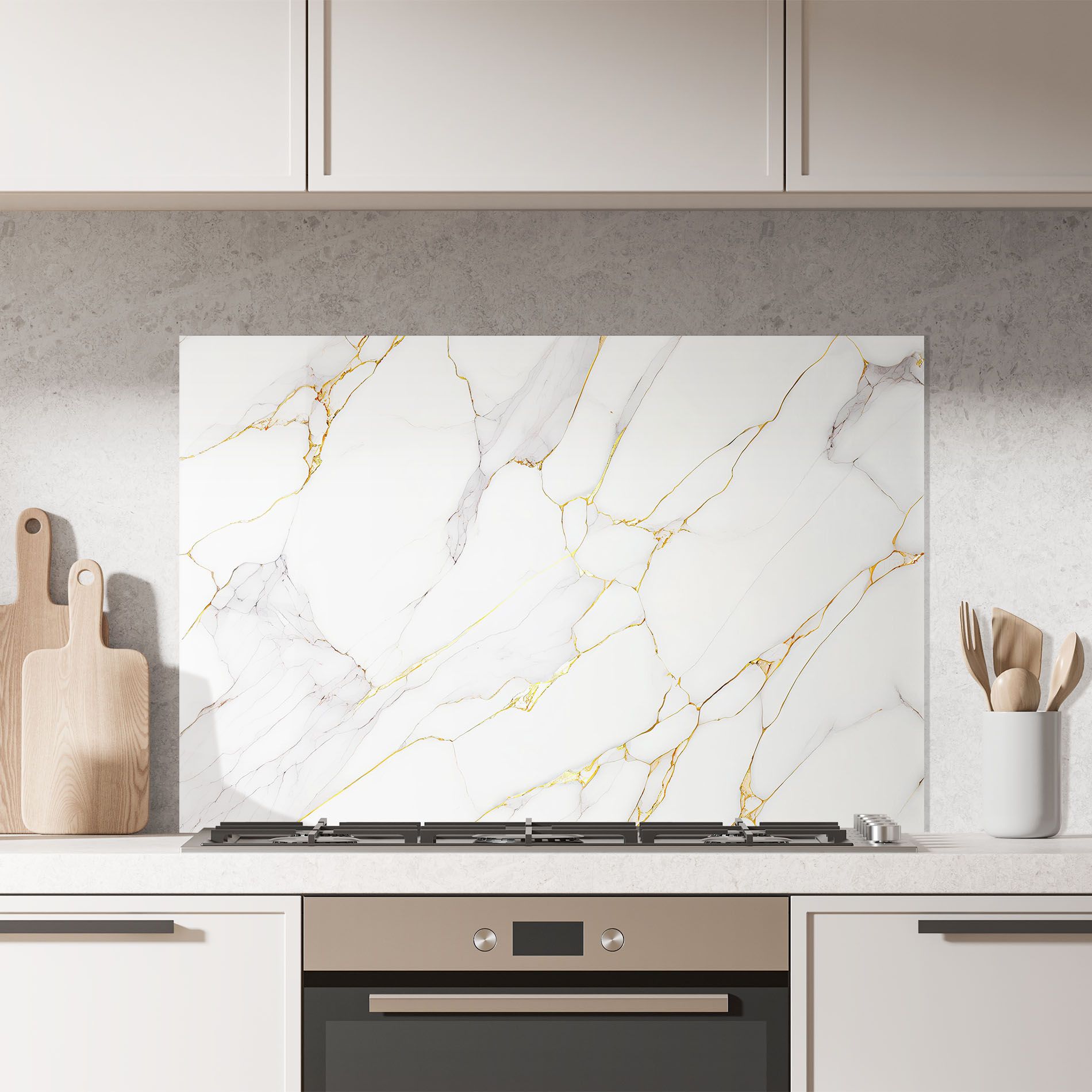 White Grey Golden Lines mockup 7